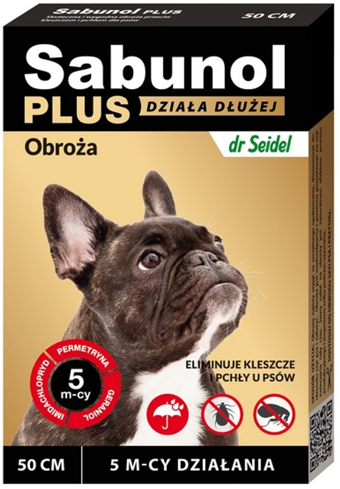 

SABUNOL PLUS obroża przeciw pchłom i kleszczom dla psa 50 cm