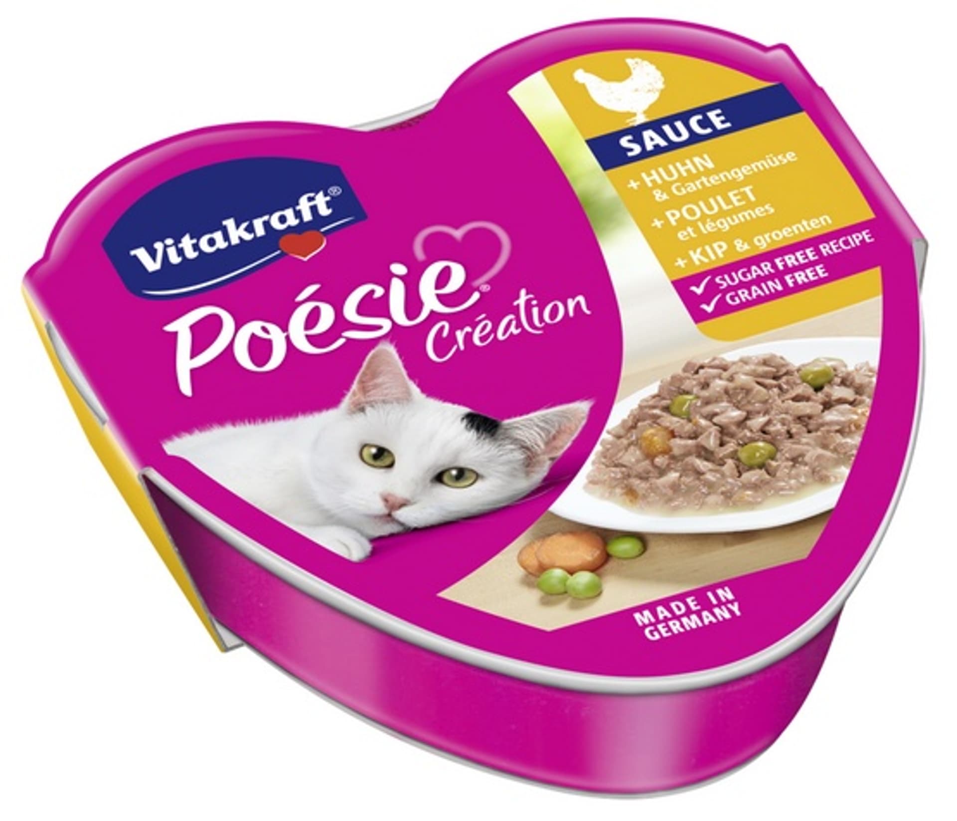

VITAKRAFT POESIE SOS kurczak i warzywa szalka dla kota 85g