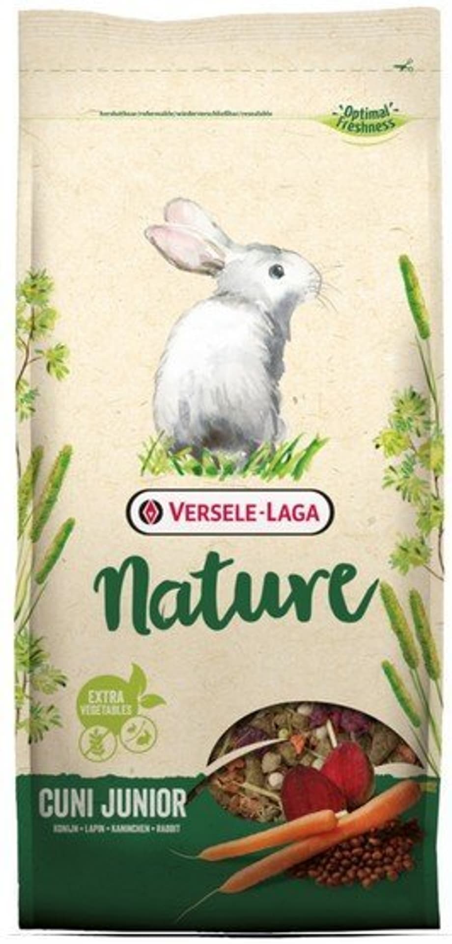 

VERSELE LAGA Cuni Junior Nature 700g - dla młodych królików miniaturowych [461407]