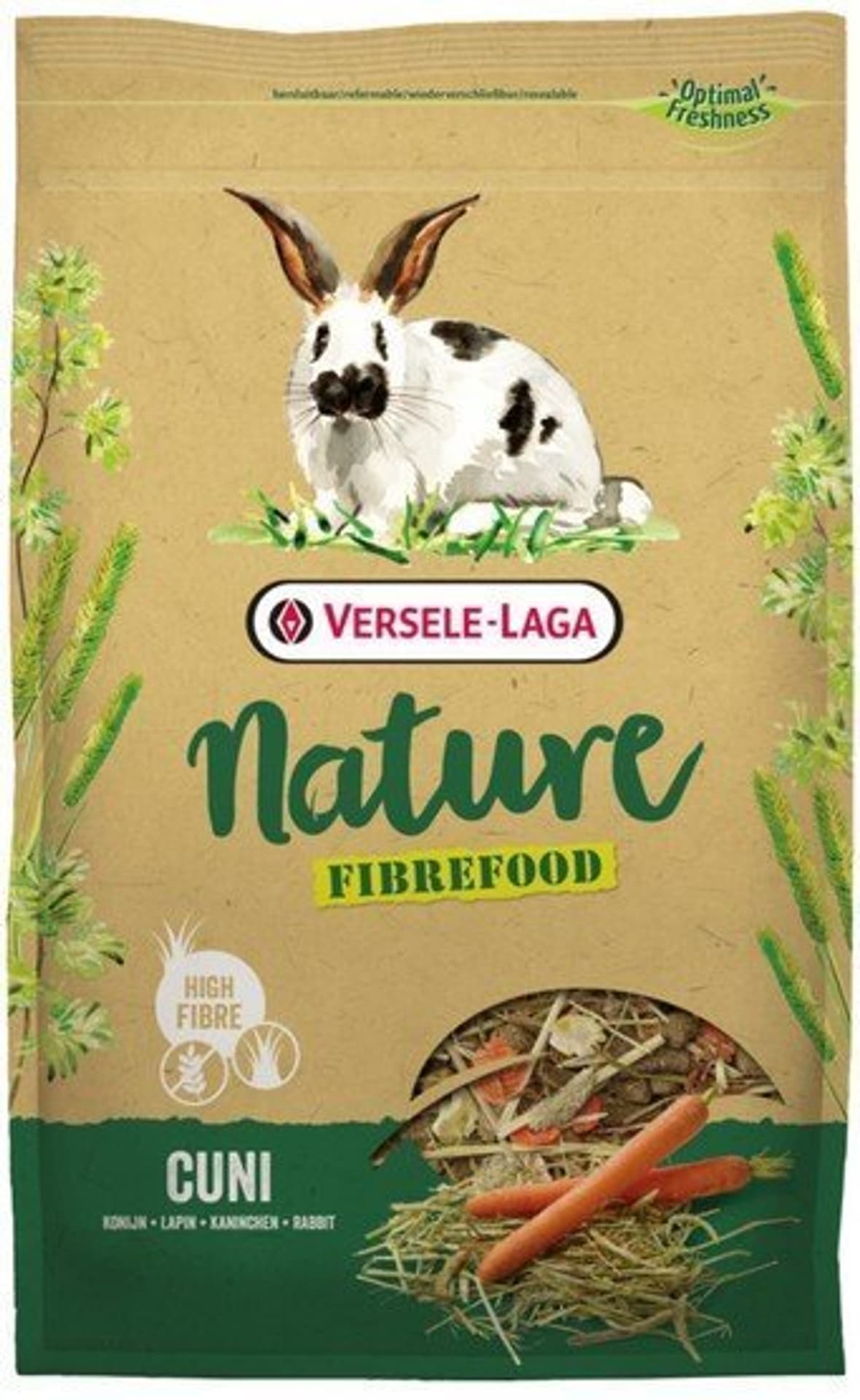 

VERSELE LAGA Cuni Nature Fibrefood 2,75kg - LIGHT/SENSITIVE dla królików miniaturowych [461427]