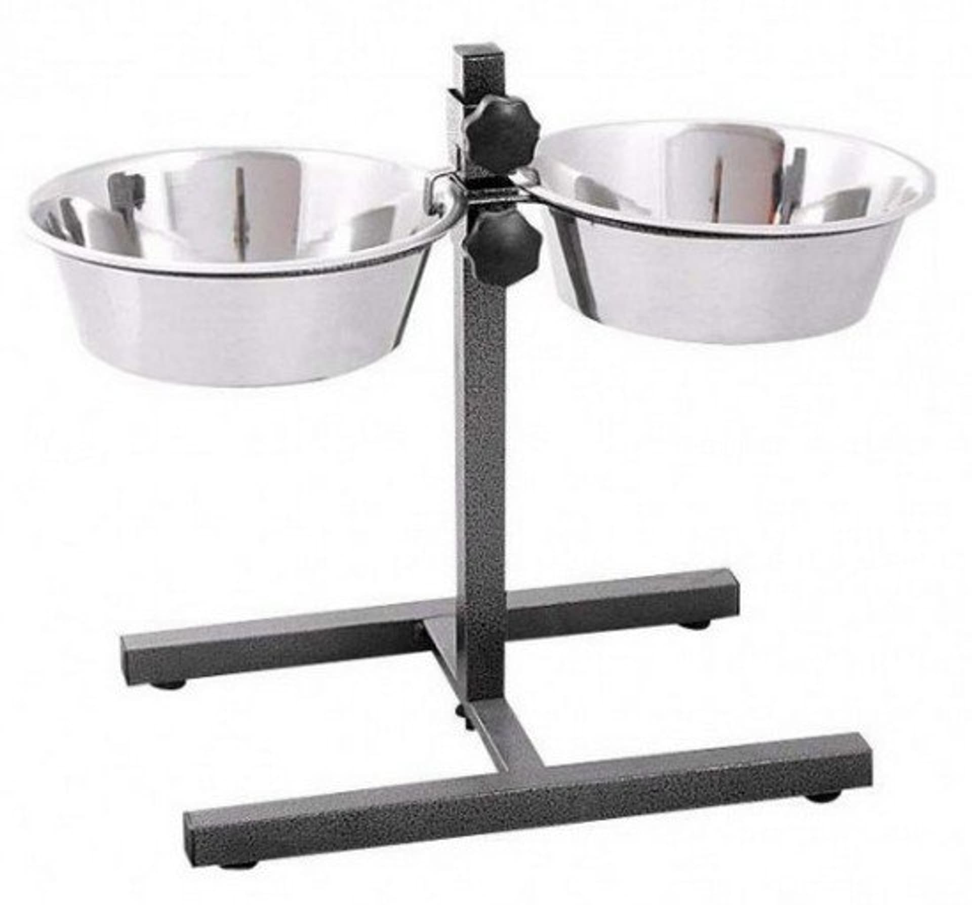 

BARRY KING STOJAK REGULOWANY Z MISKAMI 2,8 L METALICZNY [BK-18342]