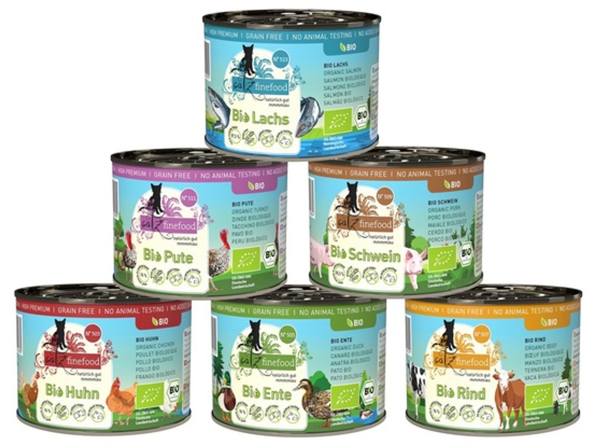 

Catz Finefood Bio Multipack I N.503-513 puszki 6x200g