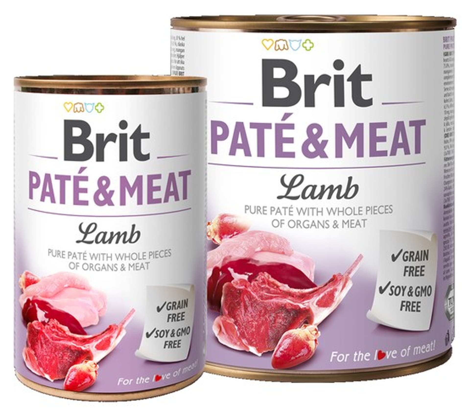 

Karma BRIT PATÉ & MEAT z jagnięciną dla psa 800g