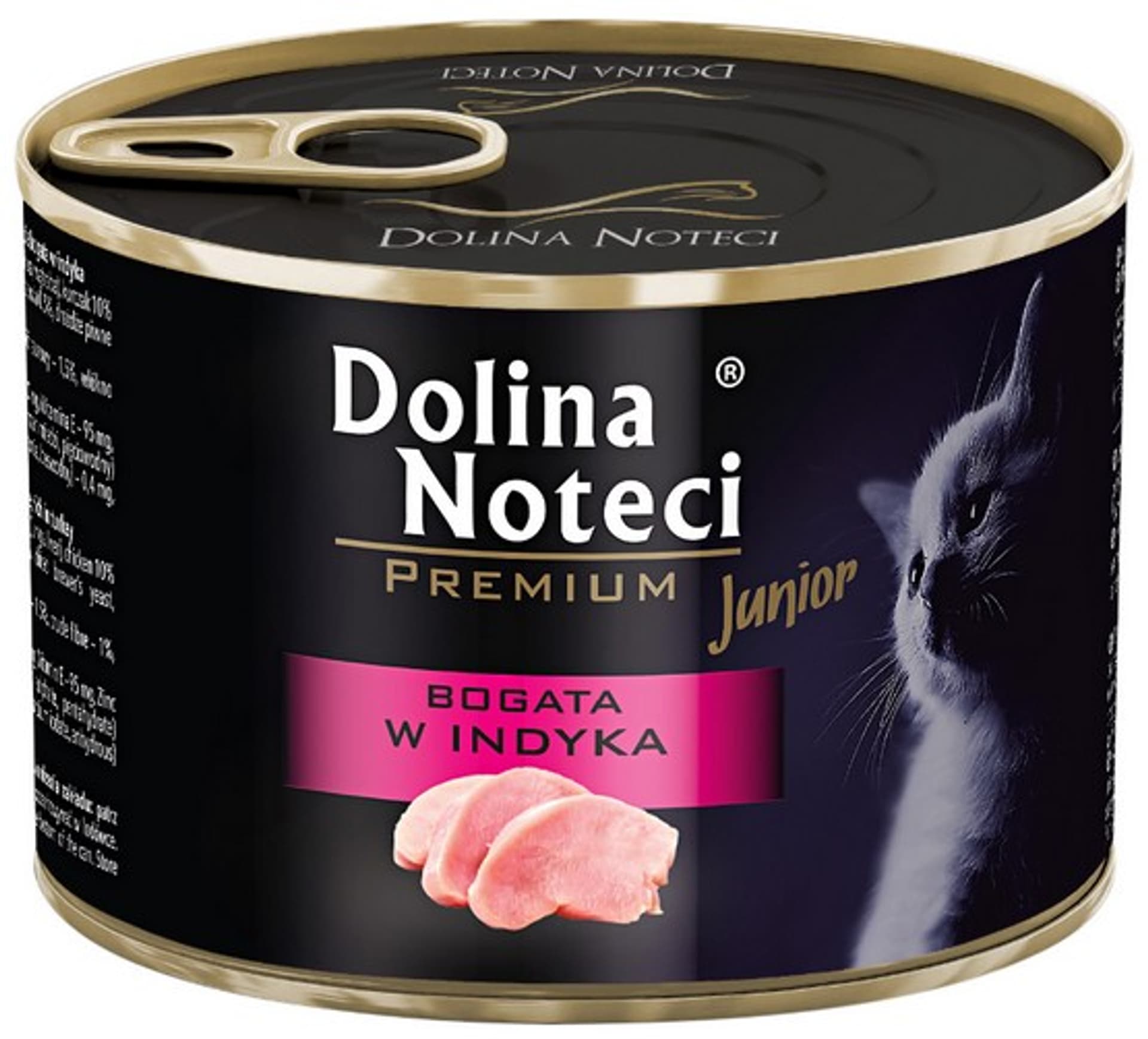 

DOLINA NOTECI Premium Junior bogata w indyka - mokra karma dla kota - 185g