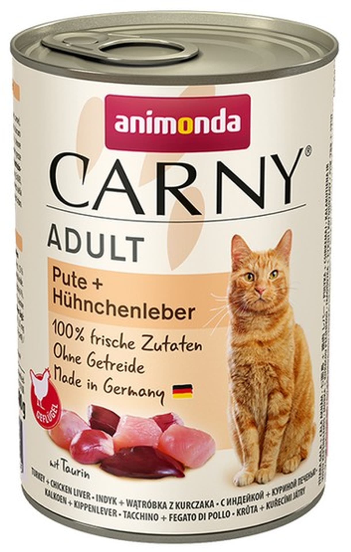 

ANIMONDA Cat Carny Adult indyk,wątróbka z kur. 400g