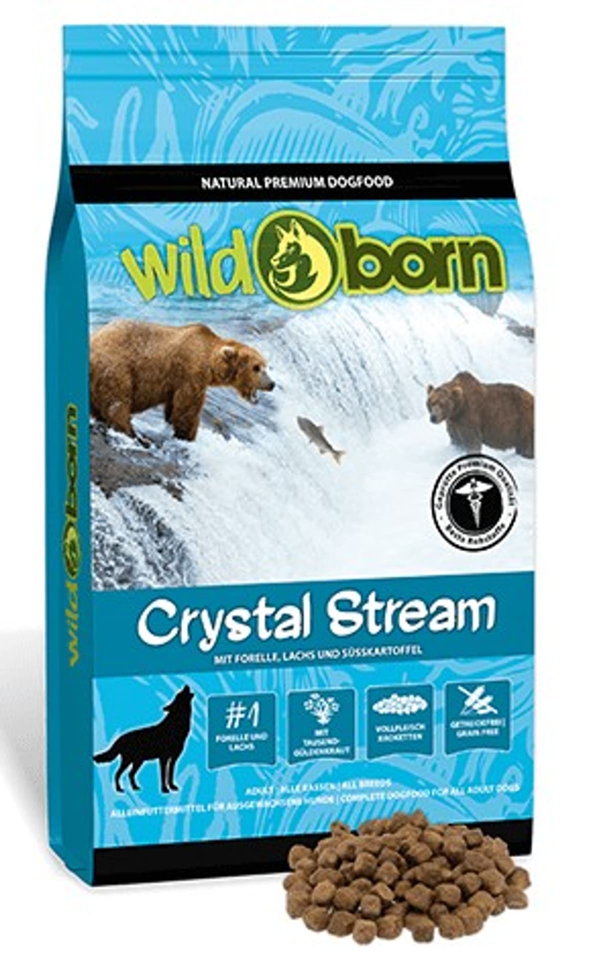 

Wildborn Crystal Stream pstrąg, łosoś 500g