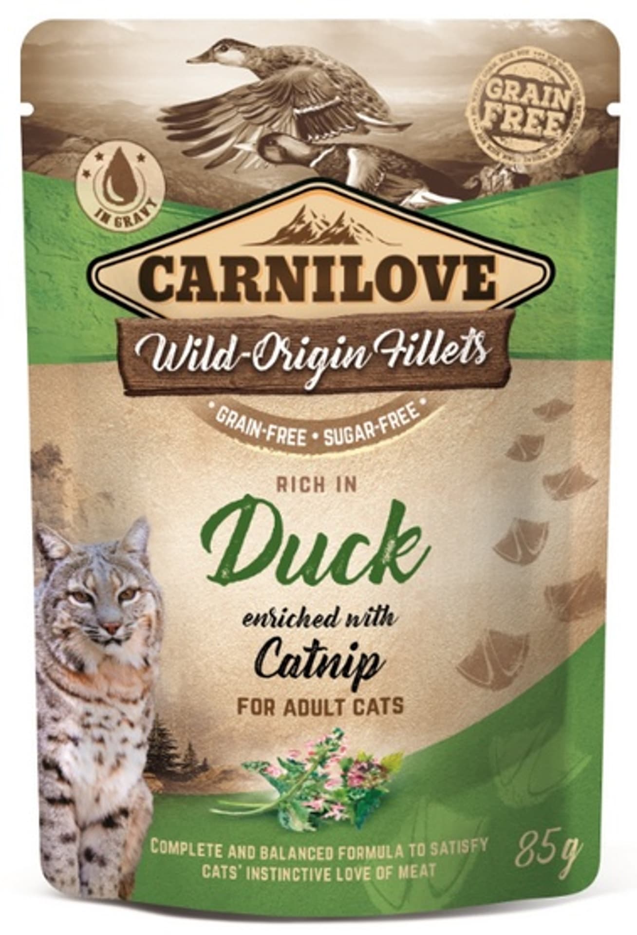 

Carnilove Cat Pouch Duck&Catnip 85g