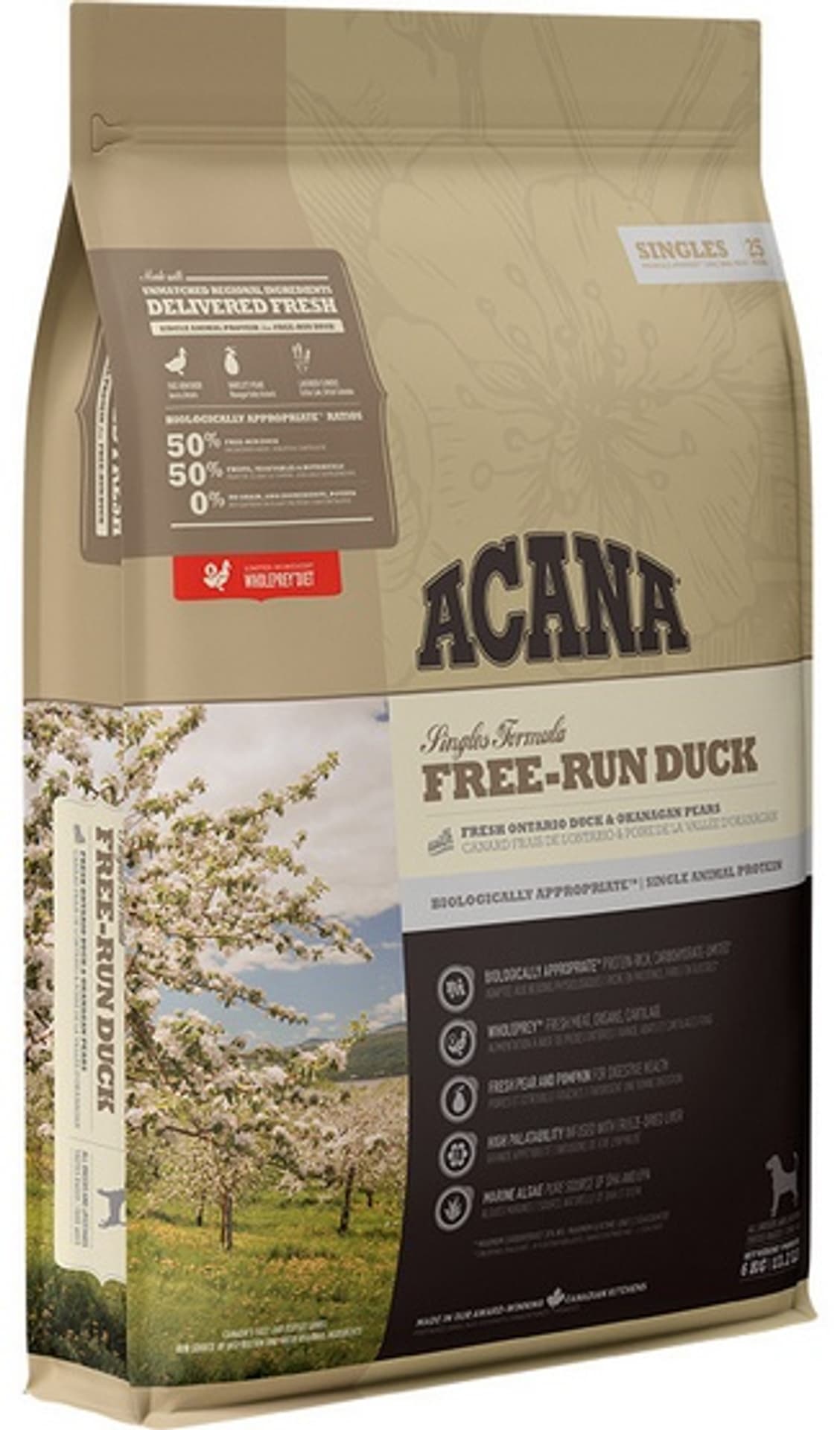 

Acana Singles Free-Run Duck 6kg