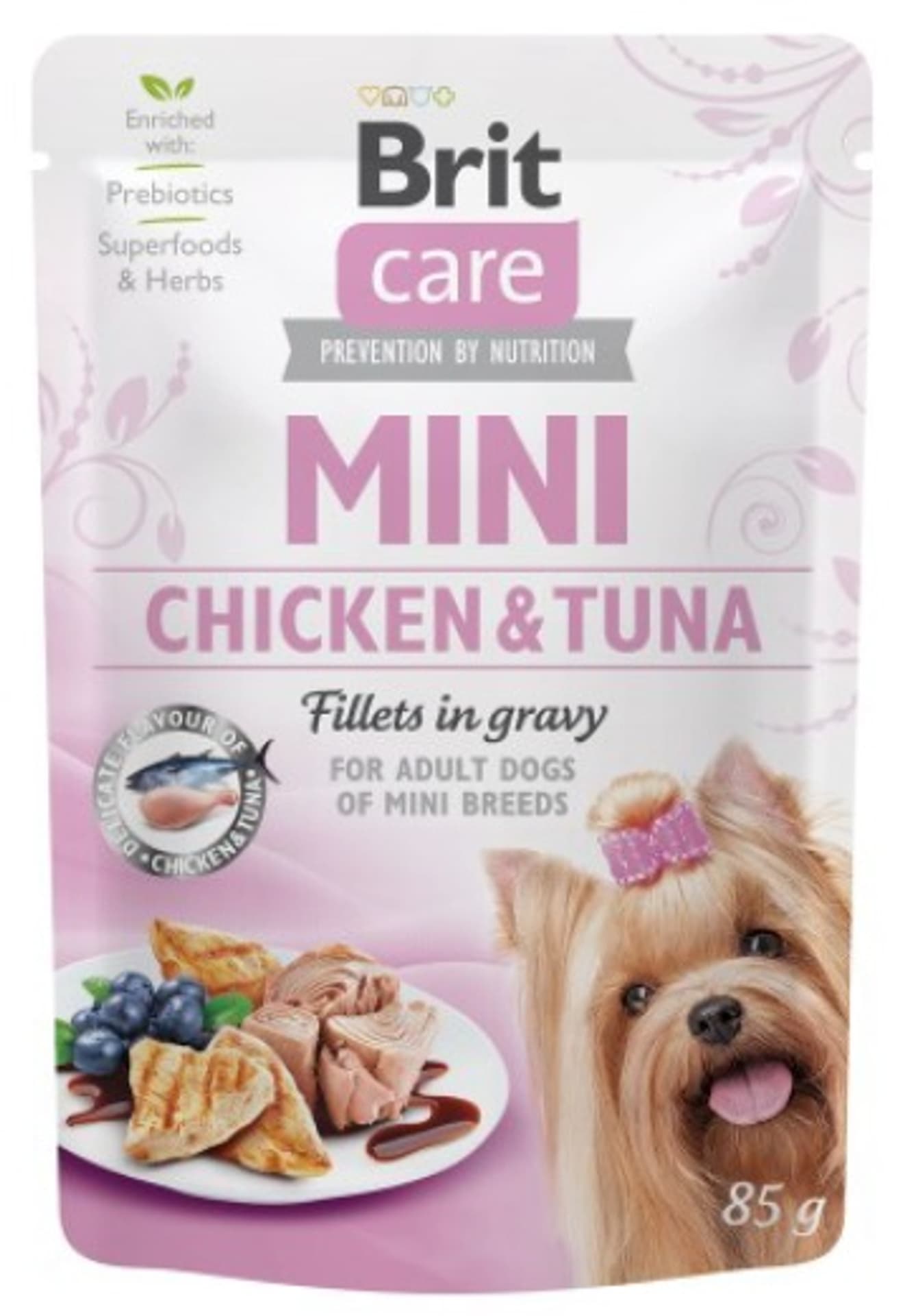 

BRIT CARE MINI POUCH CHICKEN & TUNA SASZETKA 85 G