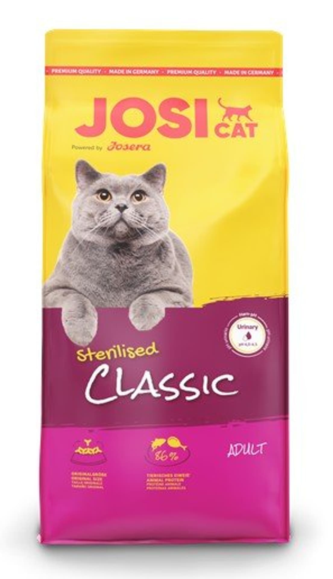 

JOSERA JosiCat Classic Sterilised - karma dla kotów sterylizowanych - 18kg