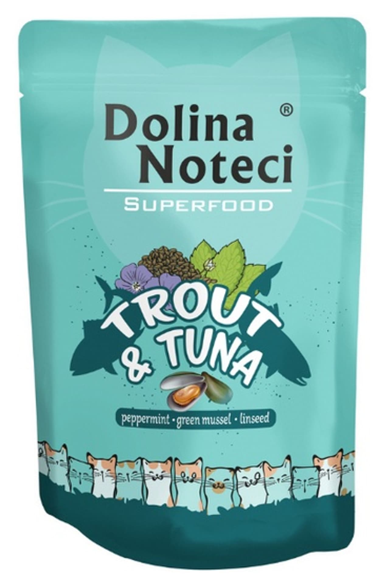 

DOLINA NOTECI Superfood z pstrągiem i tuńczykiem - mokra karma dla kota - 85g