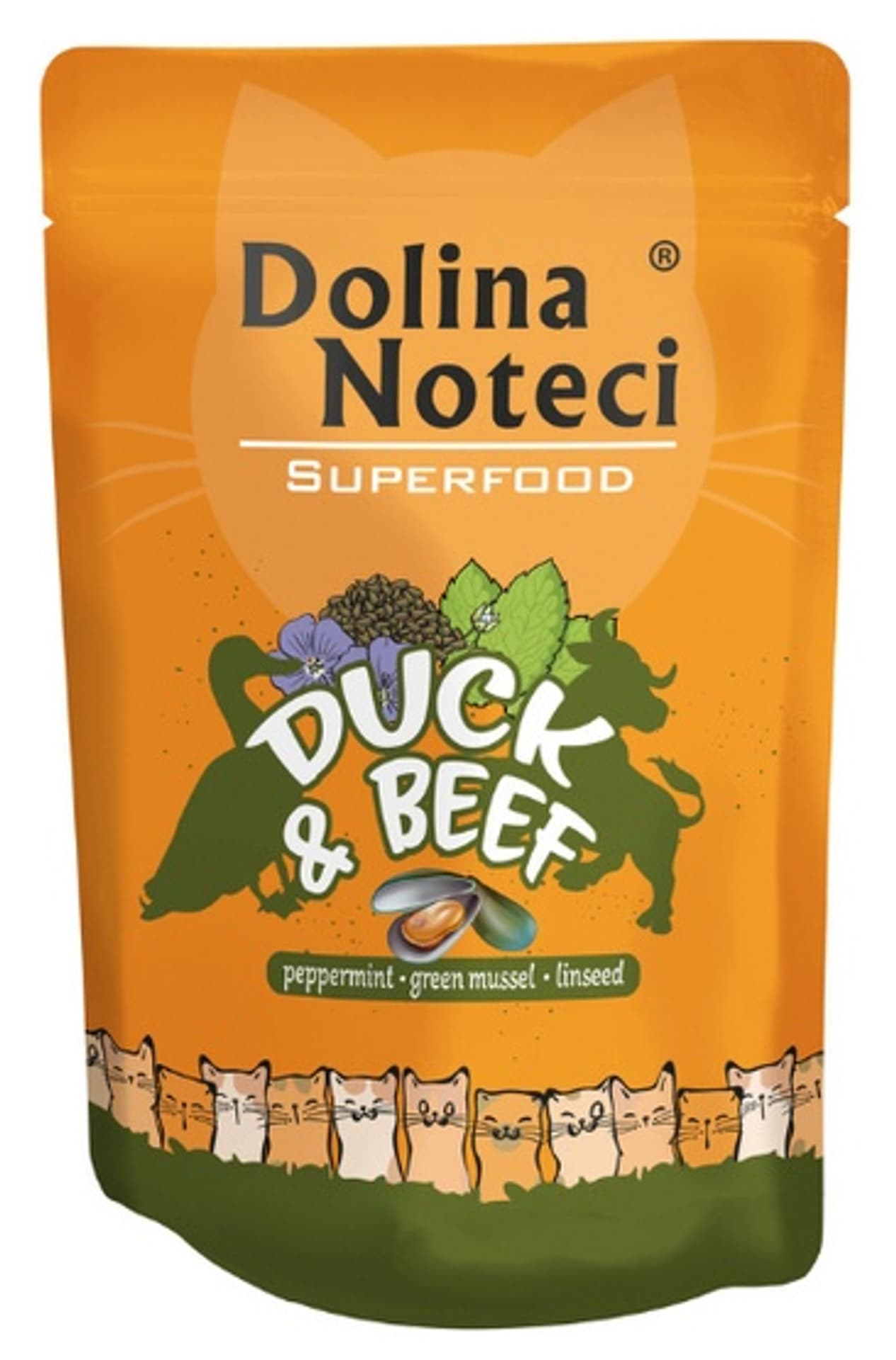 

DOLINA NOTECI Superfood z kaczką i wołowiną - mokra karma dla kota - 85g