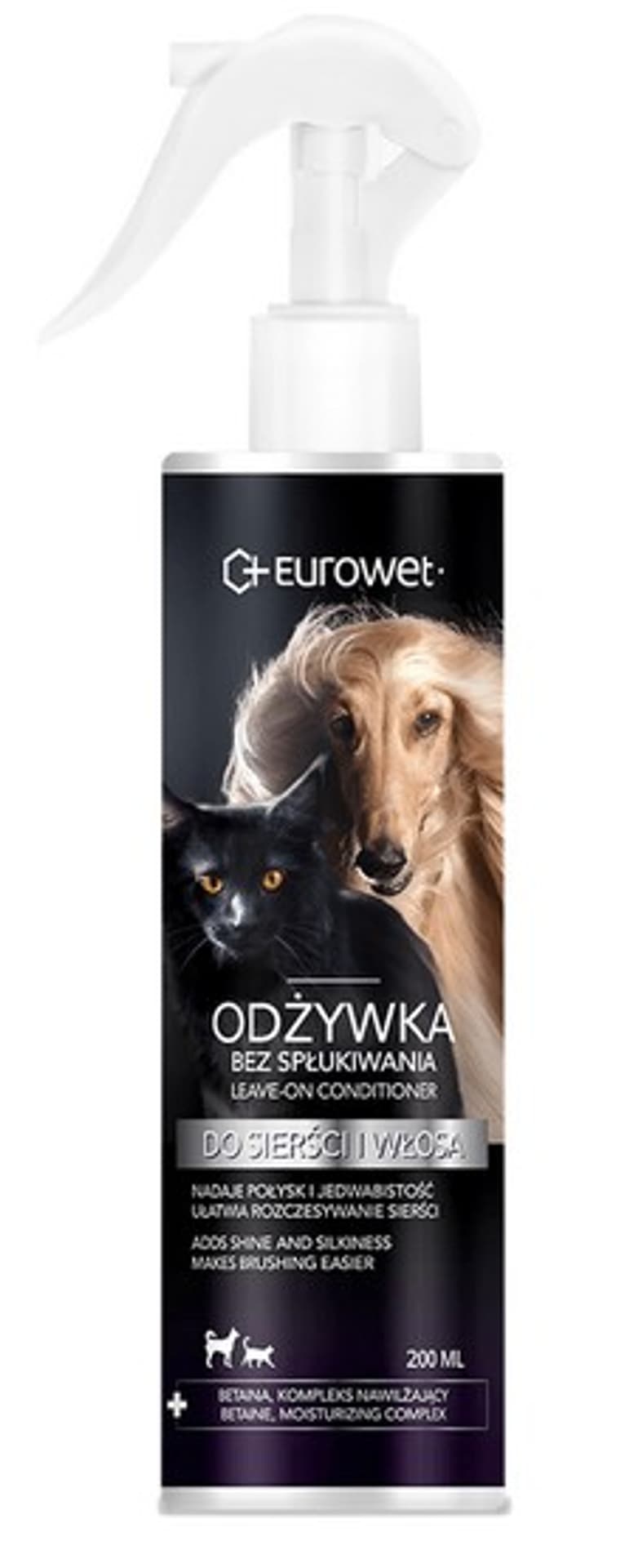

Eurowet Odżywka bez spłukiwania dla psów i kotów 200ml