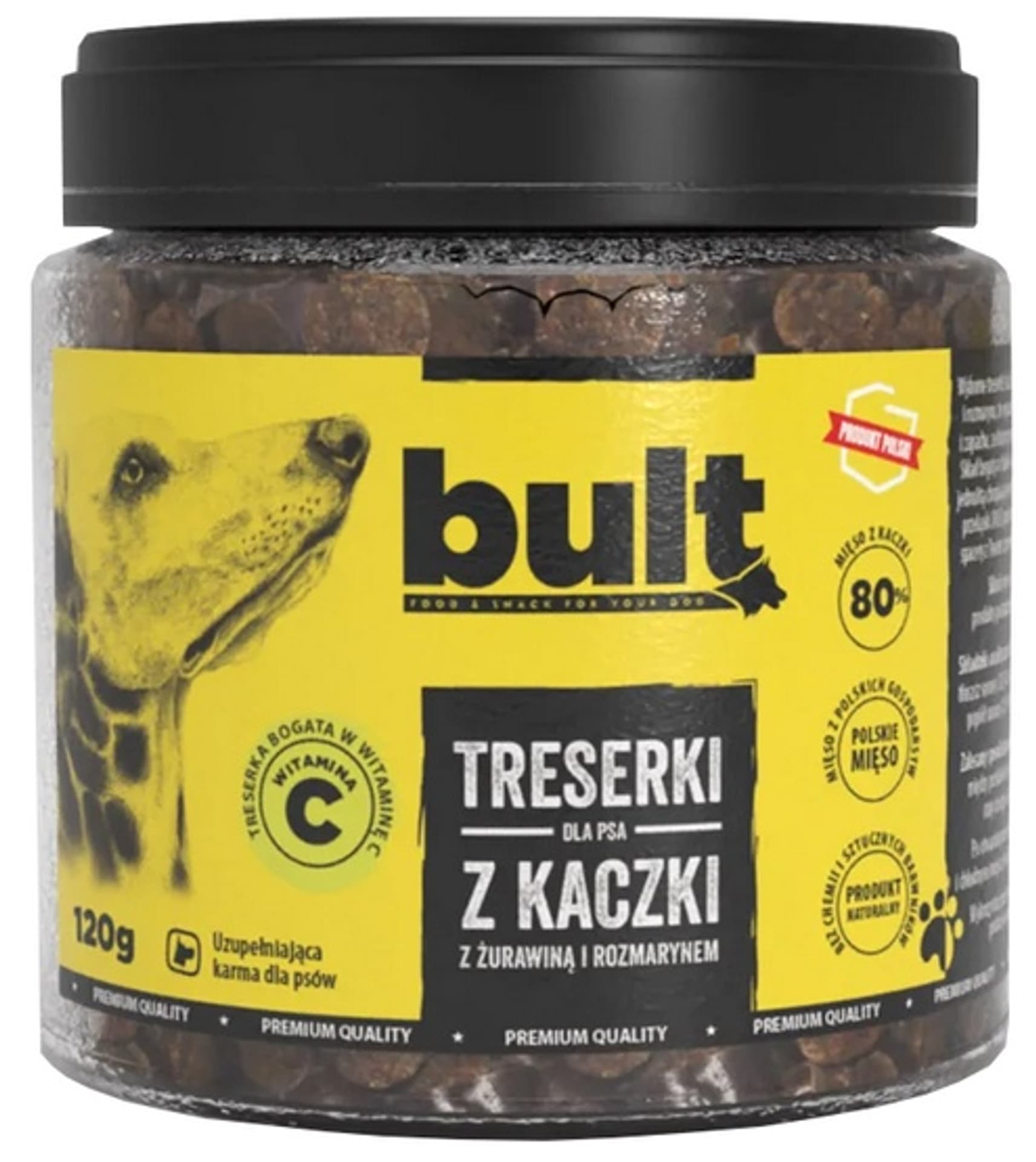 

BULT Treserki z kaczki z żurawiną i rozmarynem 120g