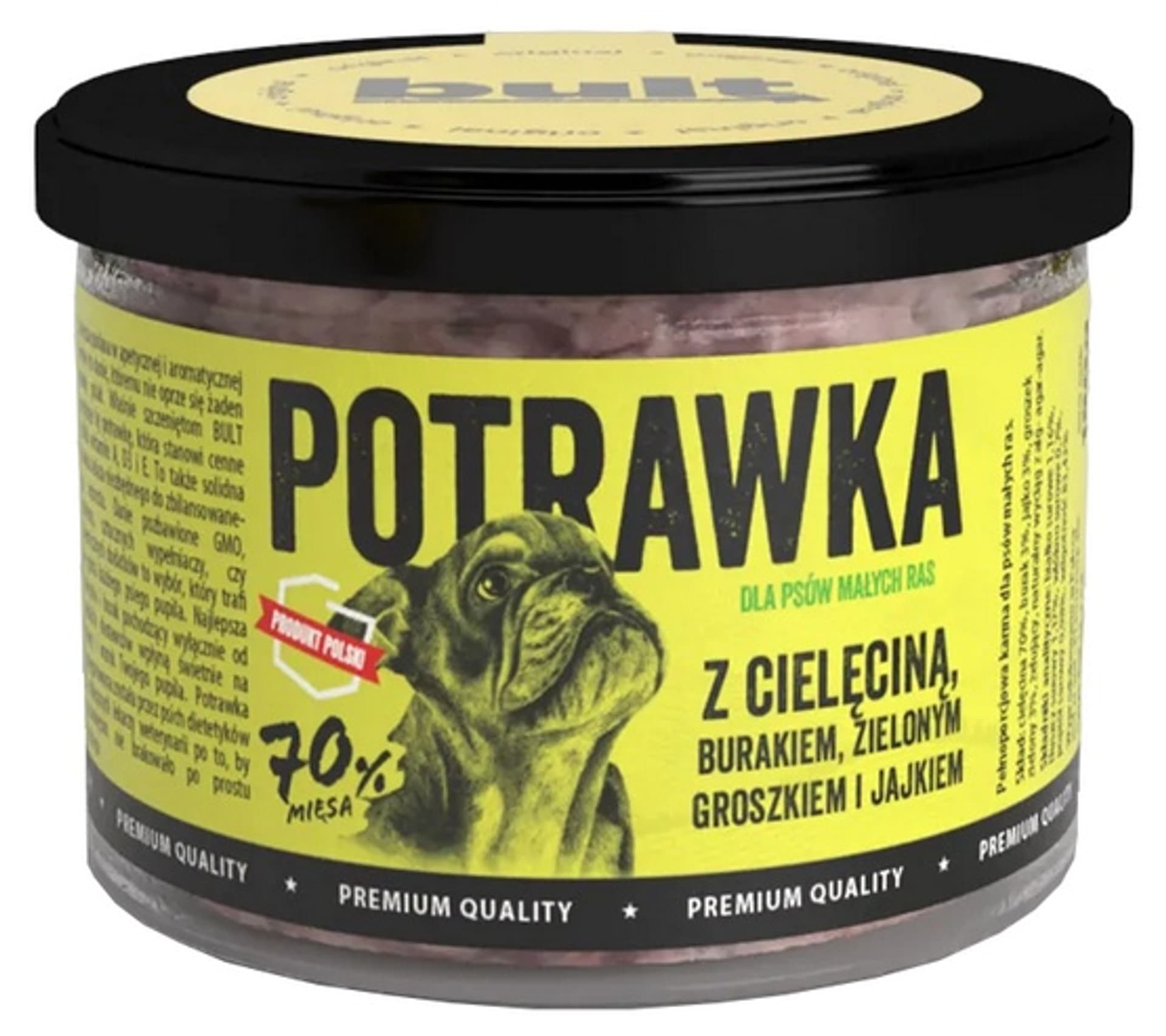

BULT Potrawka z cielęciną, burakiem, zielonym groszkiem i jajkiem 190g