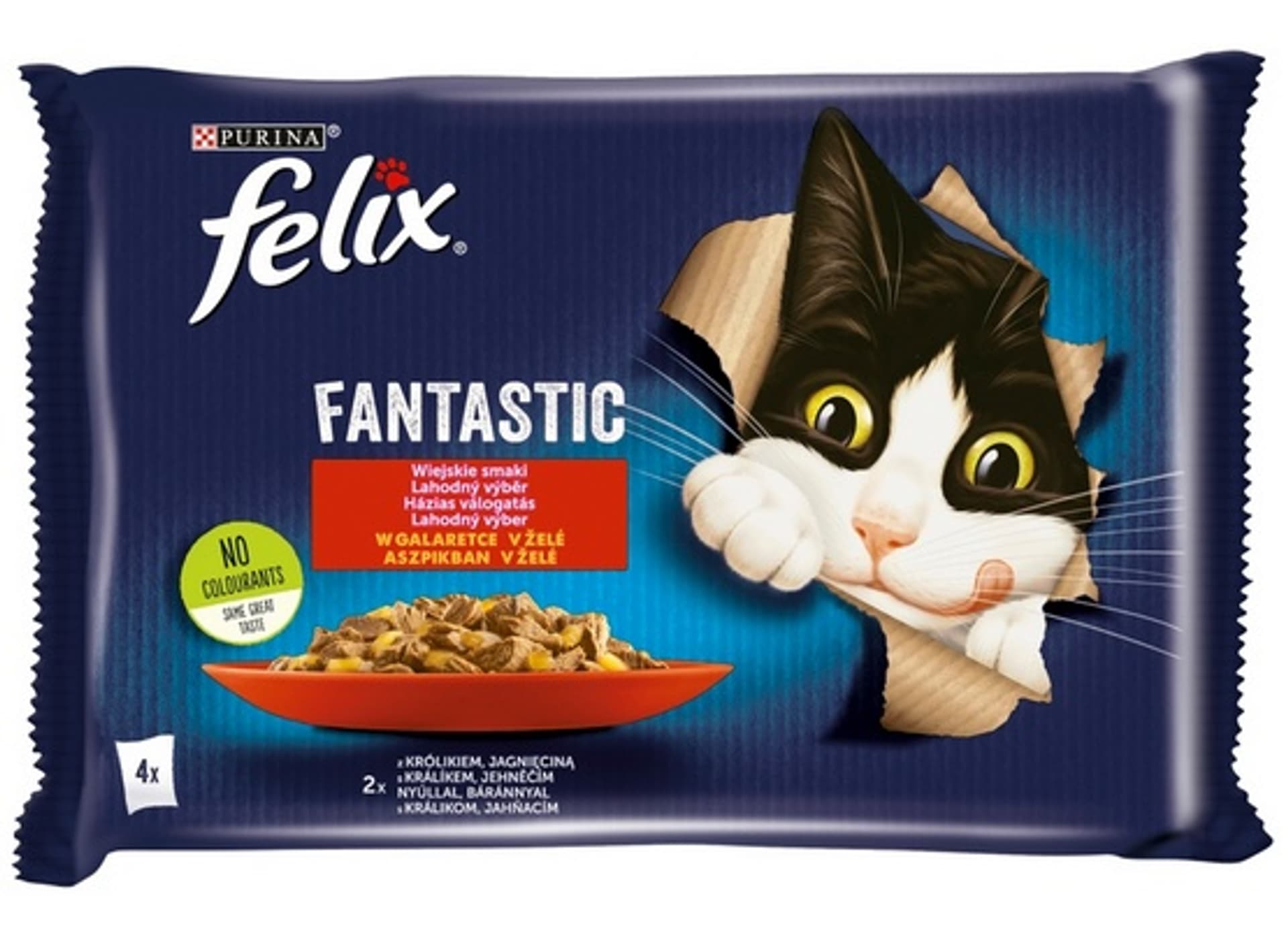 

Karma Felix Fantastic Królik, Jagnięcina 4x85g