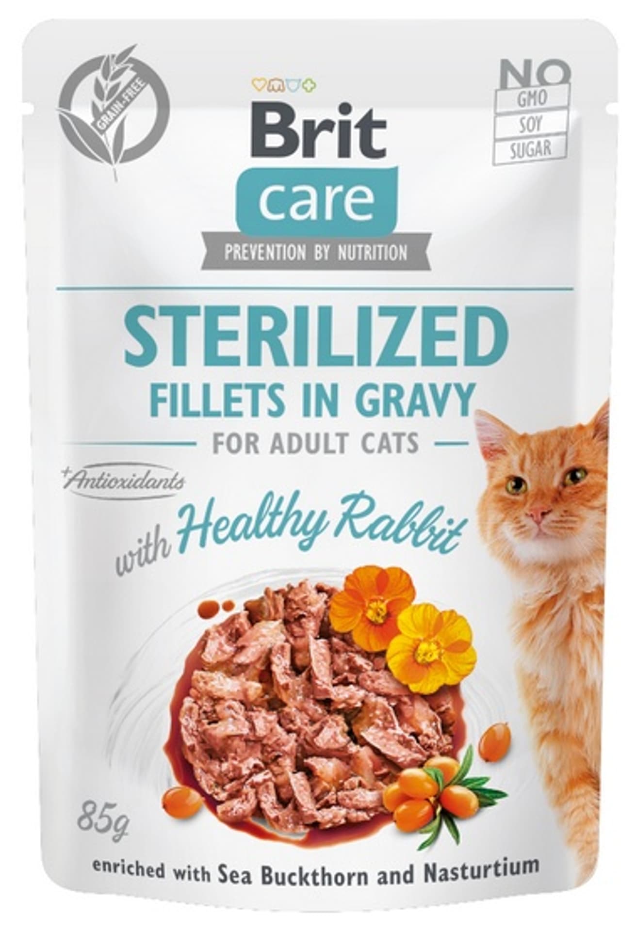 

Brit Care Cat Fillets In Gravy Sterilized Rabbit 85g