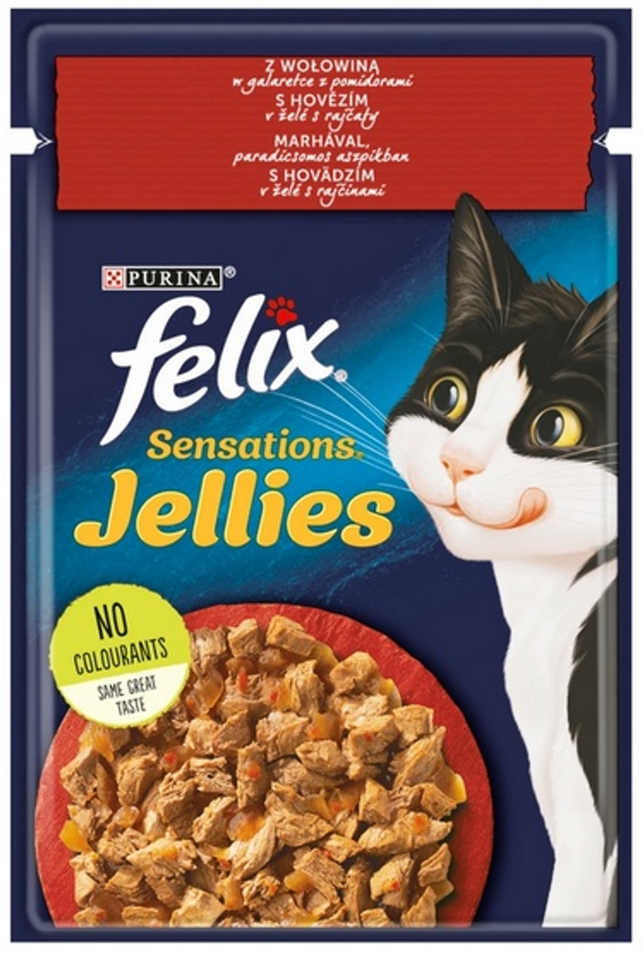 

FELIX SENSATIONS Wołowina Pomidory 85g