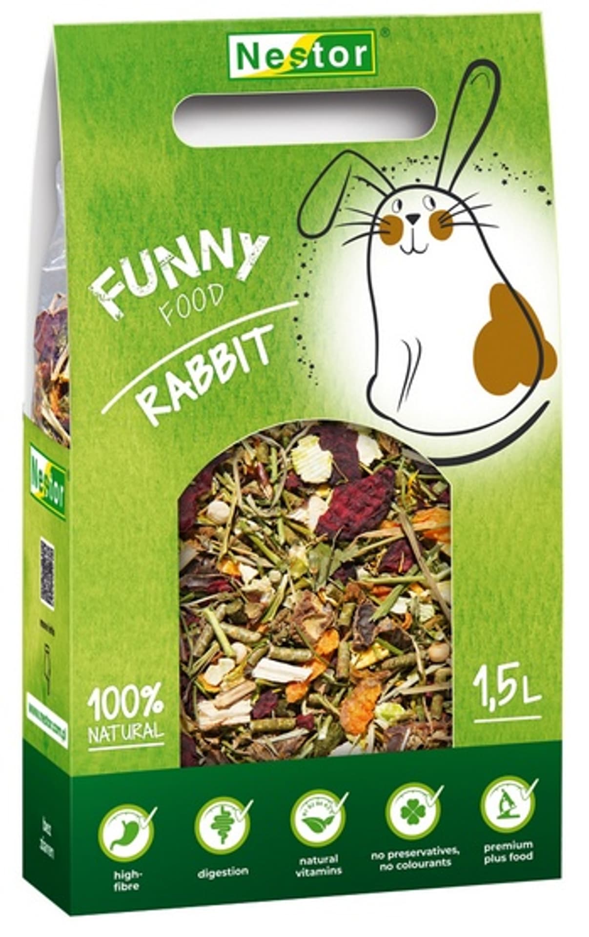 

NESTOR POKARM 1500ML KRÓLIK FUNNY FOOD 480g