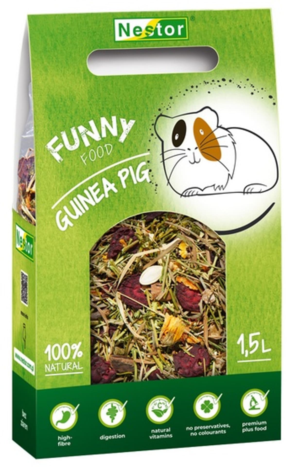 

NESTOR POKARM 1500ML ŚWINKA MORSKA FUNNY FOOD 500g