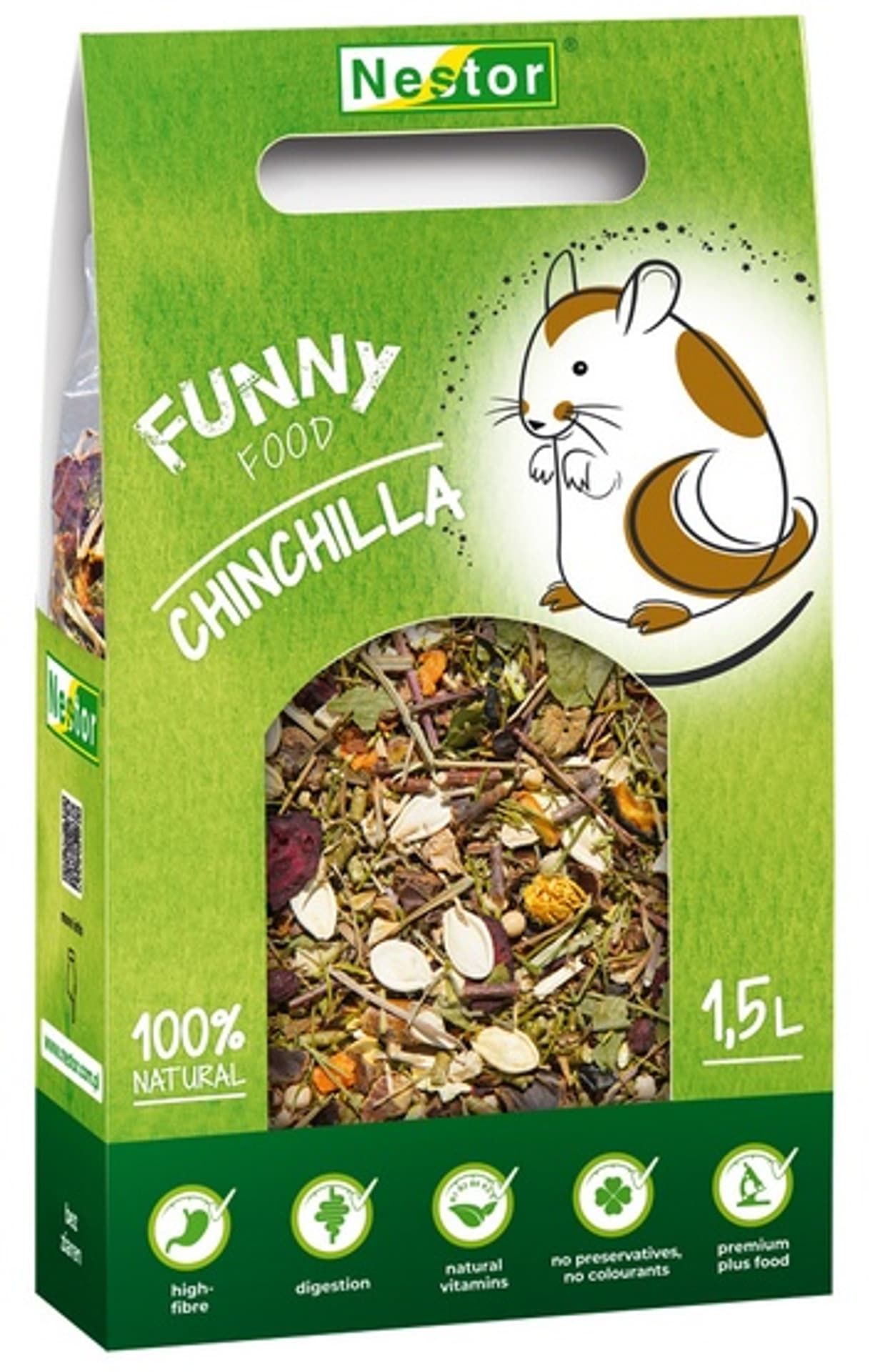 

NESTOR POKARM 1500ML SZYNSZYLA FUNNY FOOD 400g