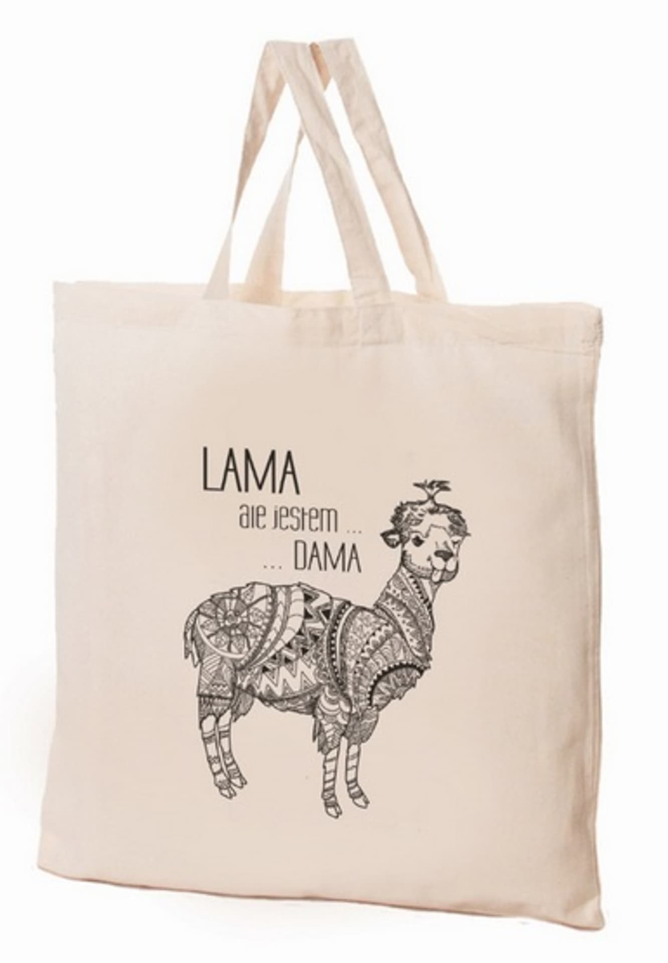 

Torba bawełniana 38x42x10cm Zwierzaki - lama