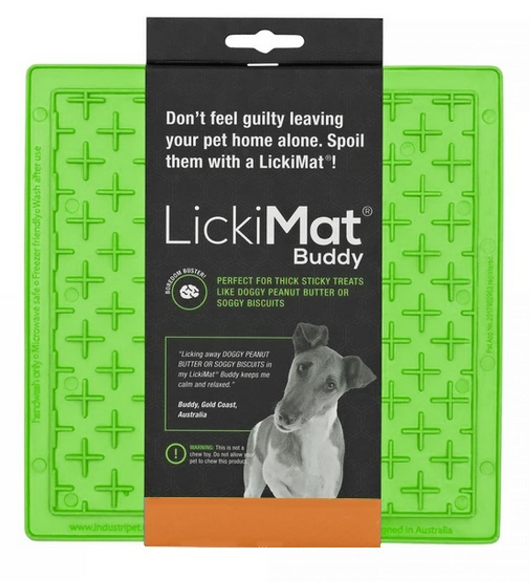 

LickiMat Buddy Krzyżyk miękki zielony