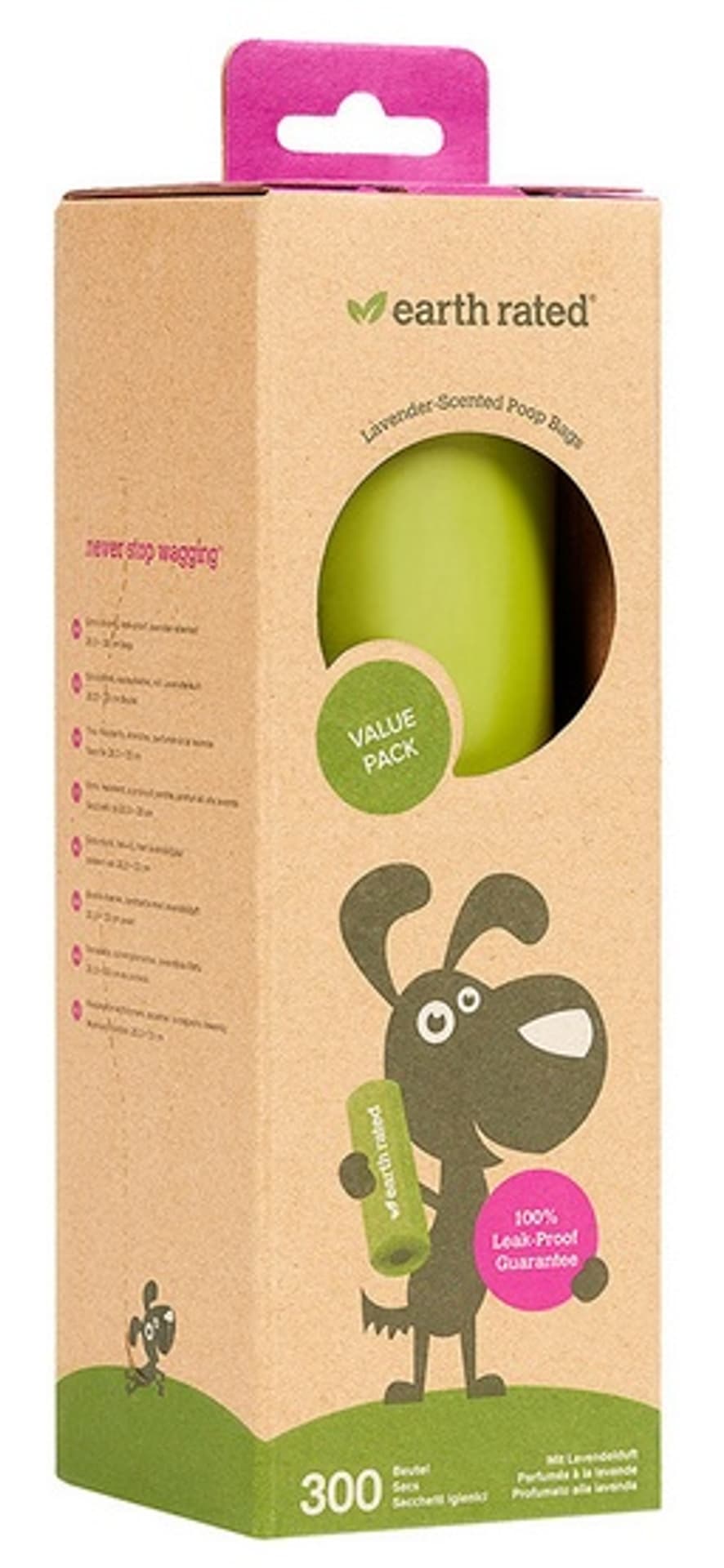 

Woreczki Earth Rated ECO 300szt woreczków lawendowych - do zbierania odchodów