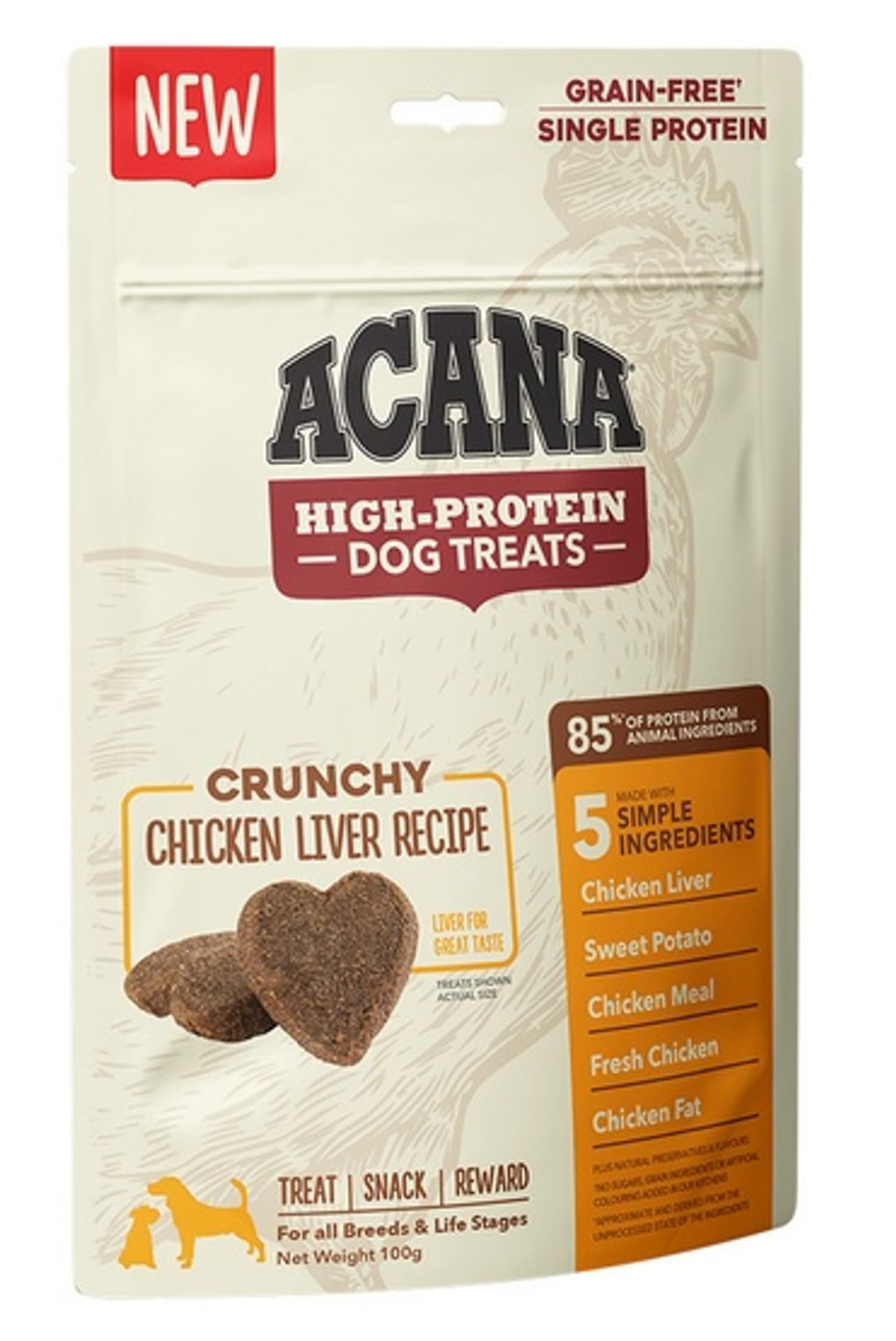 

Acana Treats Crunchy Chicken 100g