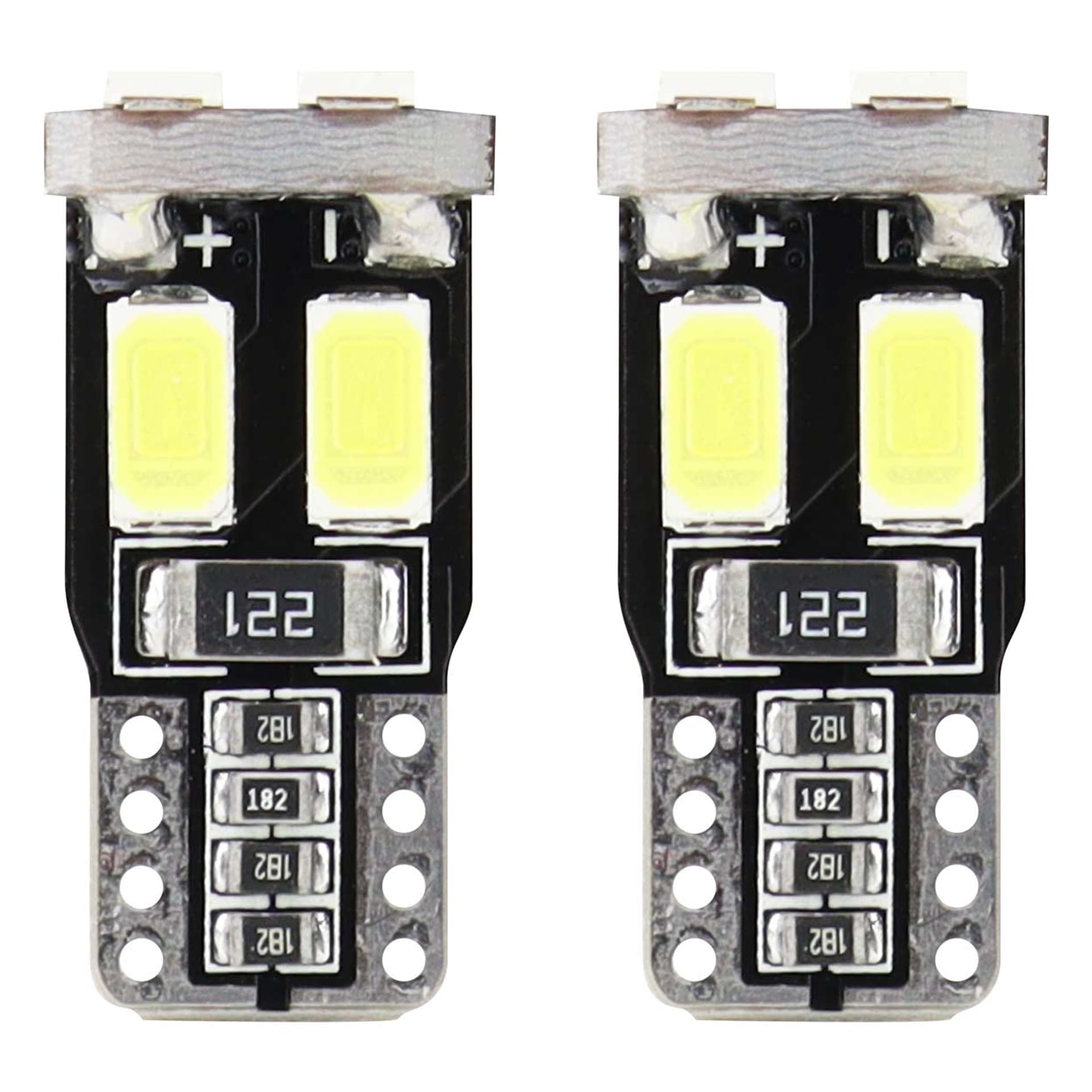 

Żarówki led canbus 6smd 5730 t10 w5w white amio-01622