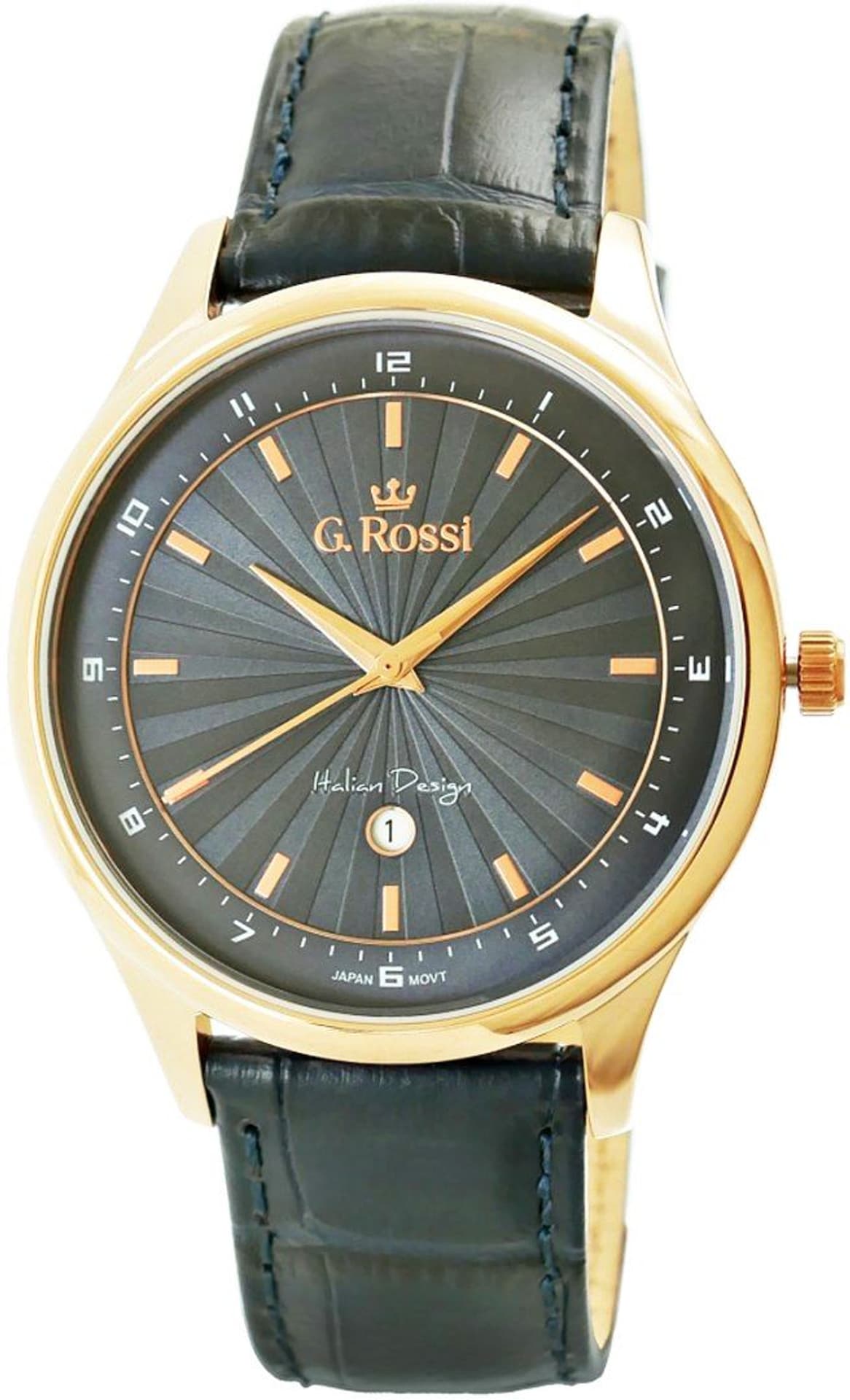 

Zegarek Męski G.ROSSI 10212A-6F3 + BOX