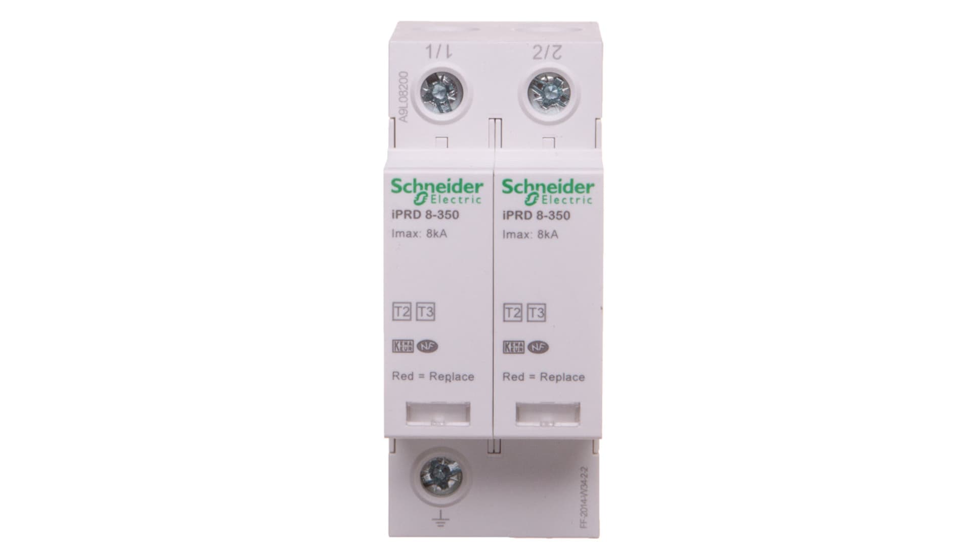 

Ogranicznik przepięć C Typ 2 2P 8kA 1kV 350V iPRD-8-8kA-350V-2P A9L08200