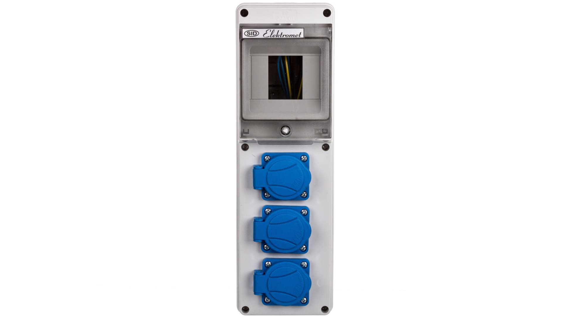 

Rozdzielnica budowlana 4 moduły, 3x16A 2P+Z RSE-01 IP54 942060
