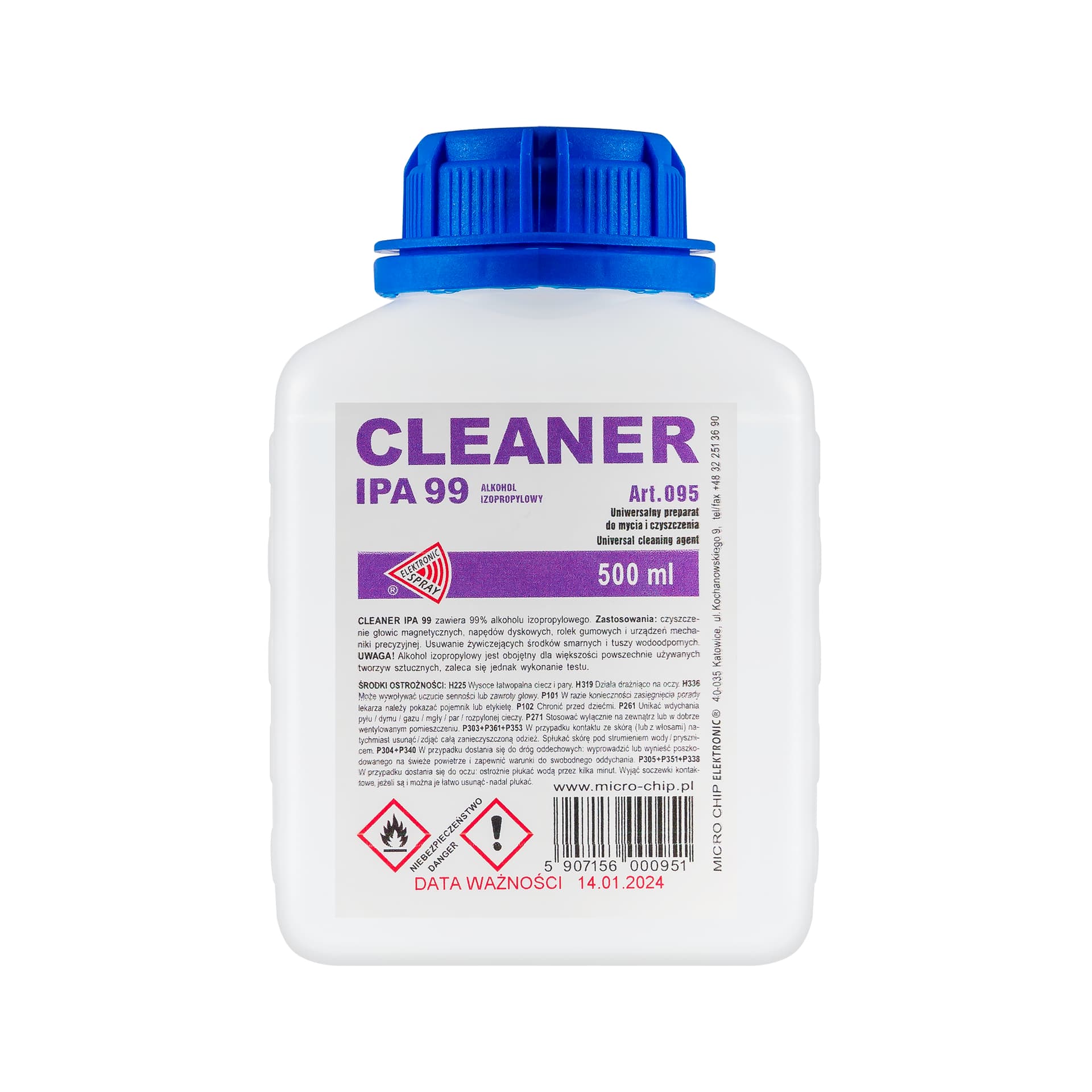 

Cleanser IPA 99 500 ml MICROCHIP (1LL)