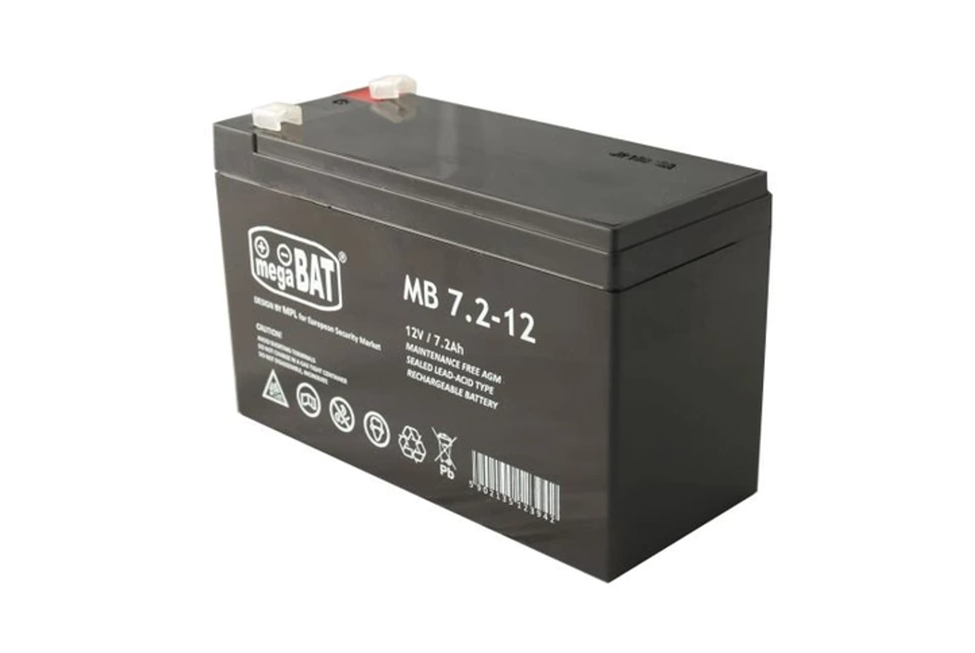 

Akumulator MPL MB 7.2-12 (12V 7.2Ah (151x65x94mm))