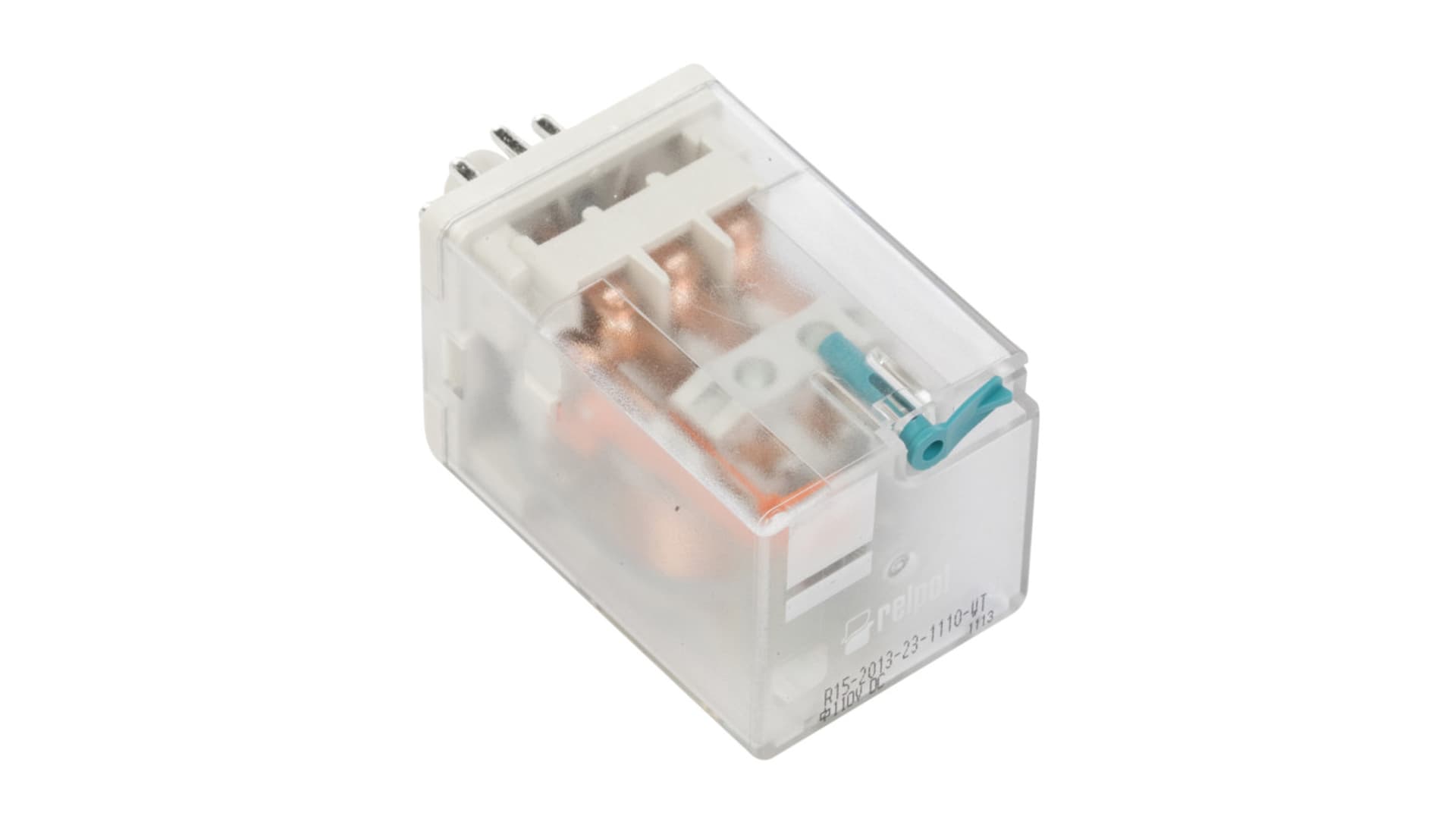 

Przekaźnik przemysłowy 3P 10A 110V DC AgNi R15-2013-23-1110-WT 802857