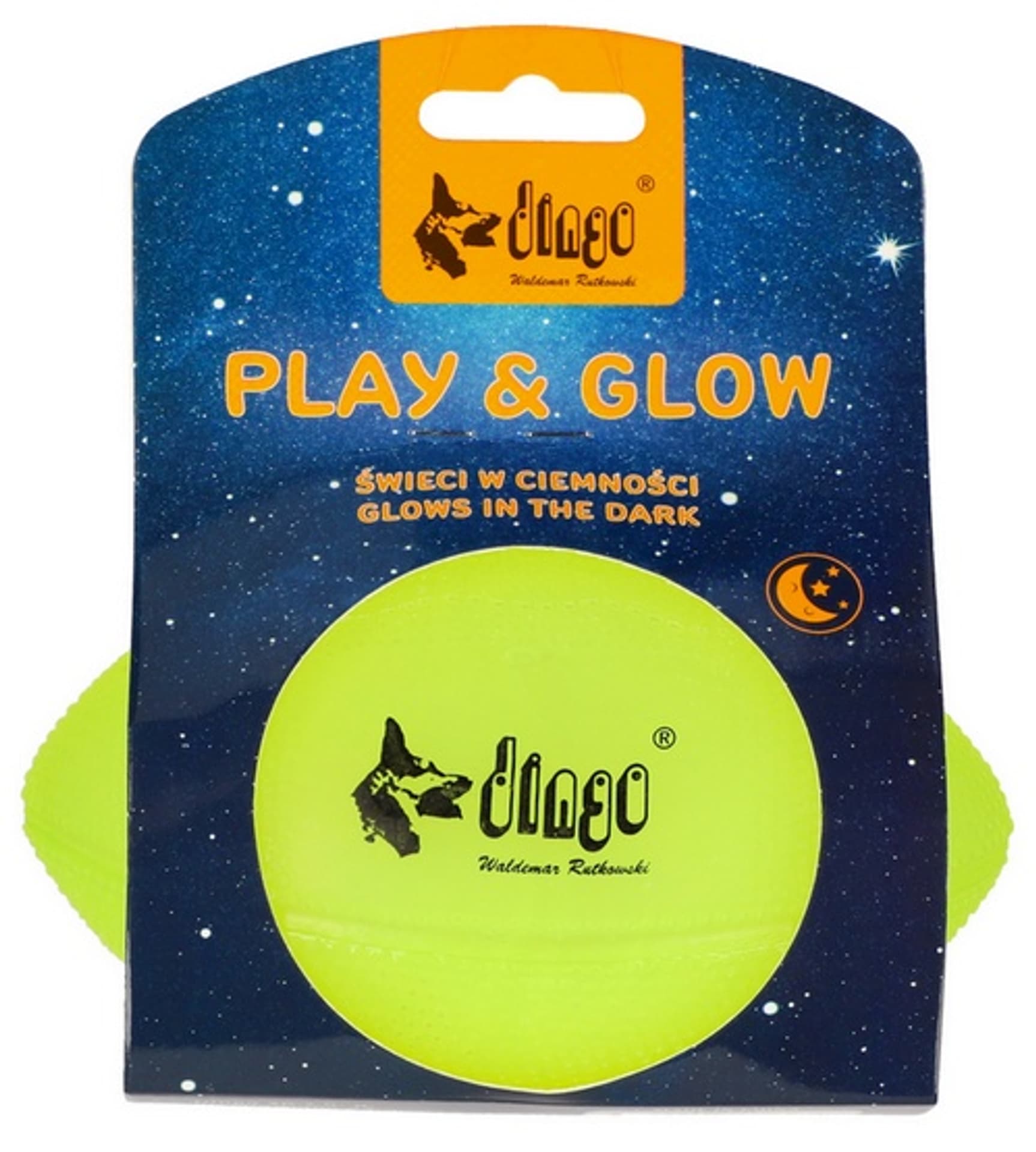 

Dingo Zabawka dla psa - Piłka świecąca Play & Glow 14x8cm