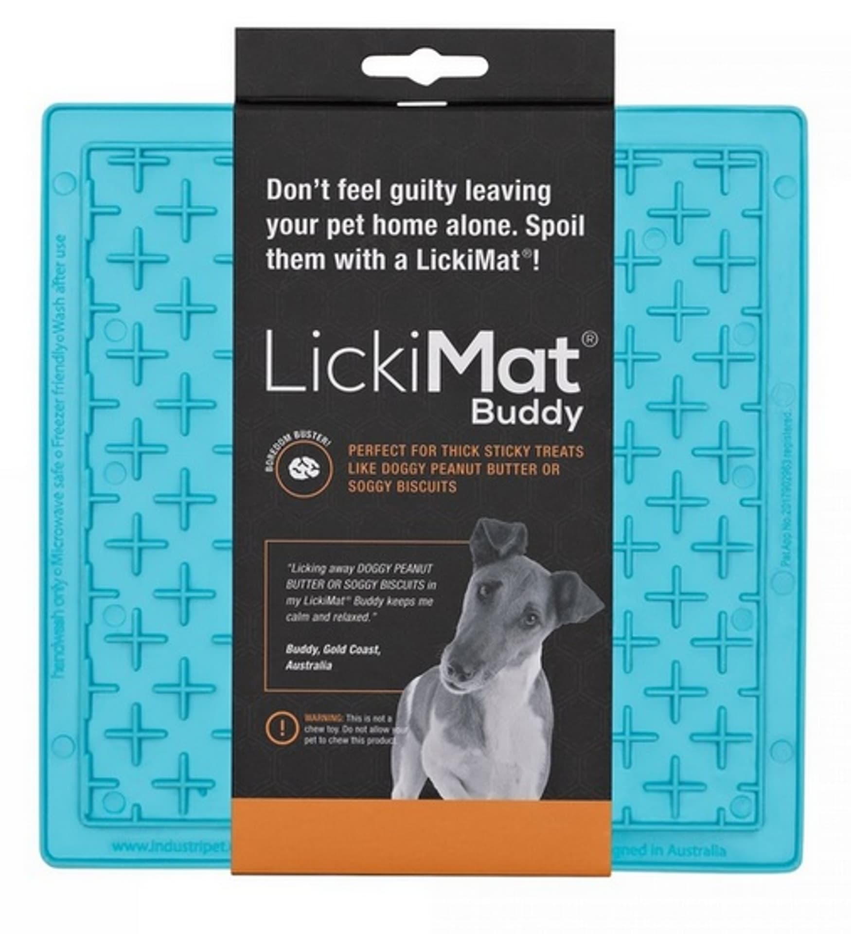 

LickiMat Buddy Krzyżyk miękki turkusowy