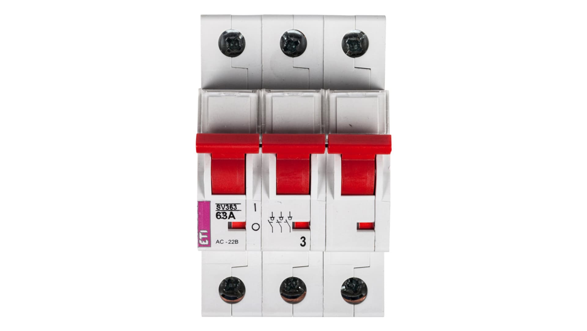 

Rozłącznik modułowy 63A 3P 400V SV 363 002423314