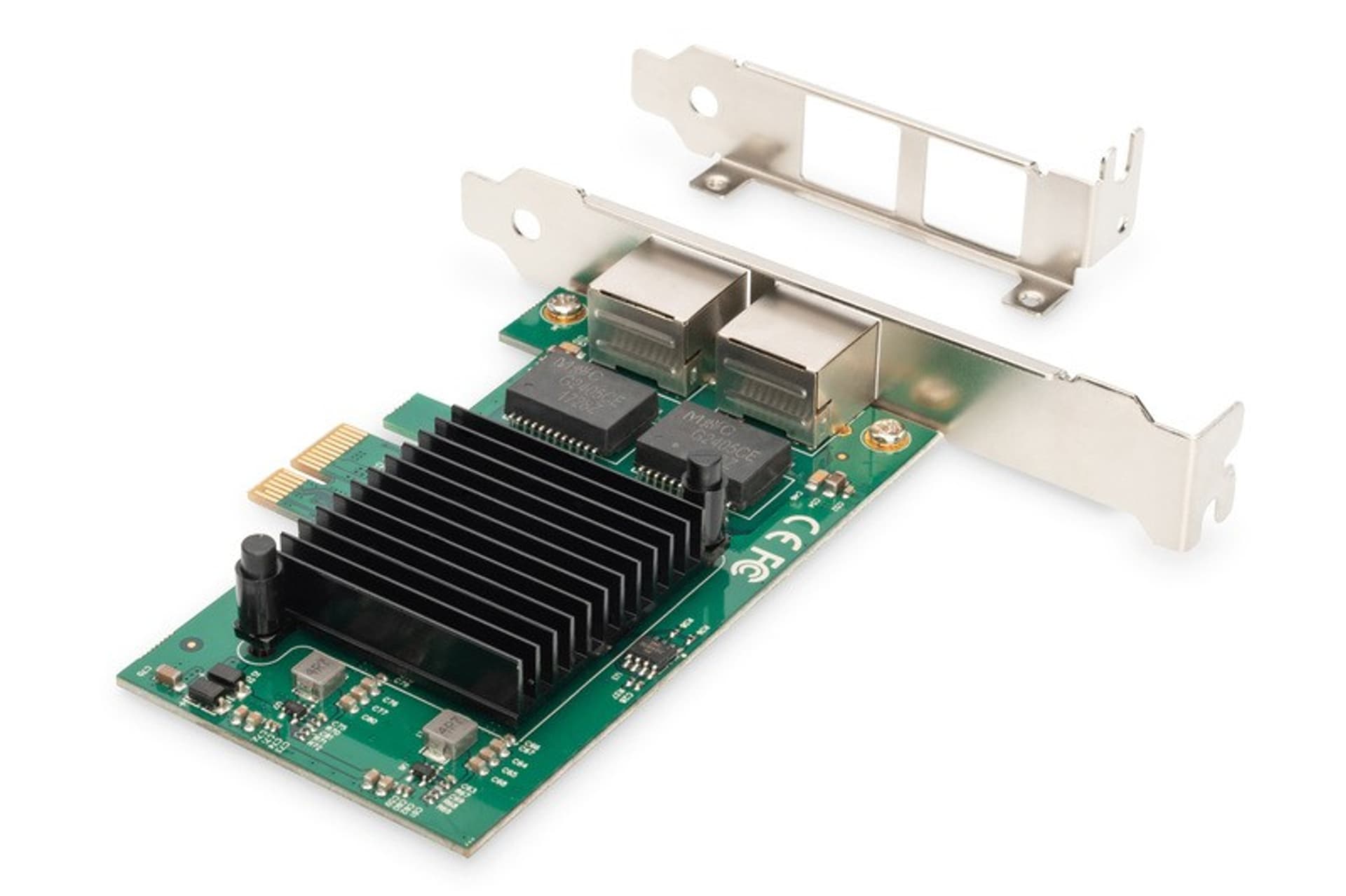 

Karta sieciowa przewodowa PCI Express 2x RJ45 Gigabit 10/100/1000Mbps Low Profile