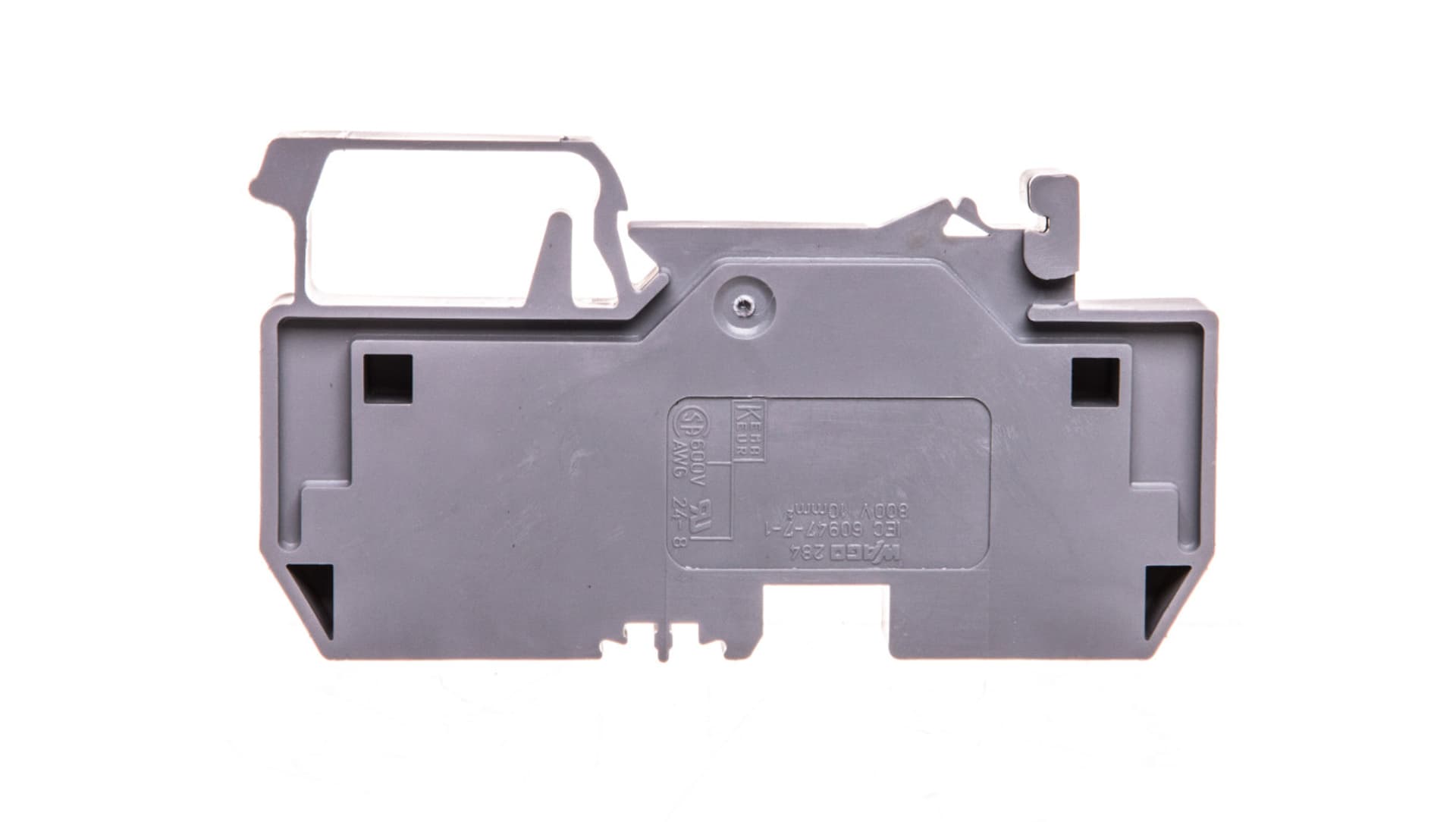

Złączka szynowa 2-przewodowa 10mm2 szara 284-901