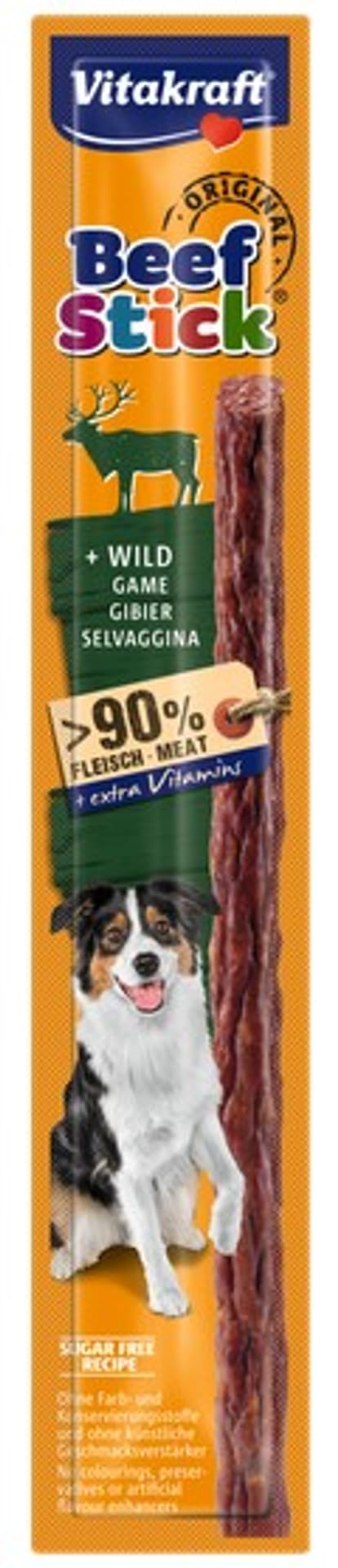 

VITAKRAFT BEEF STICK 1szt dziczyzna przysm d/psa