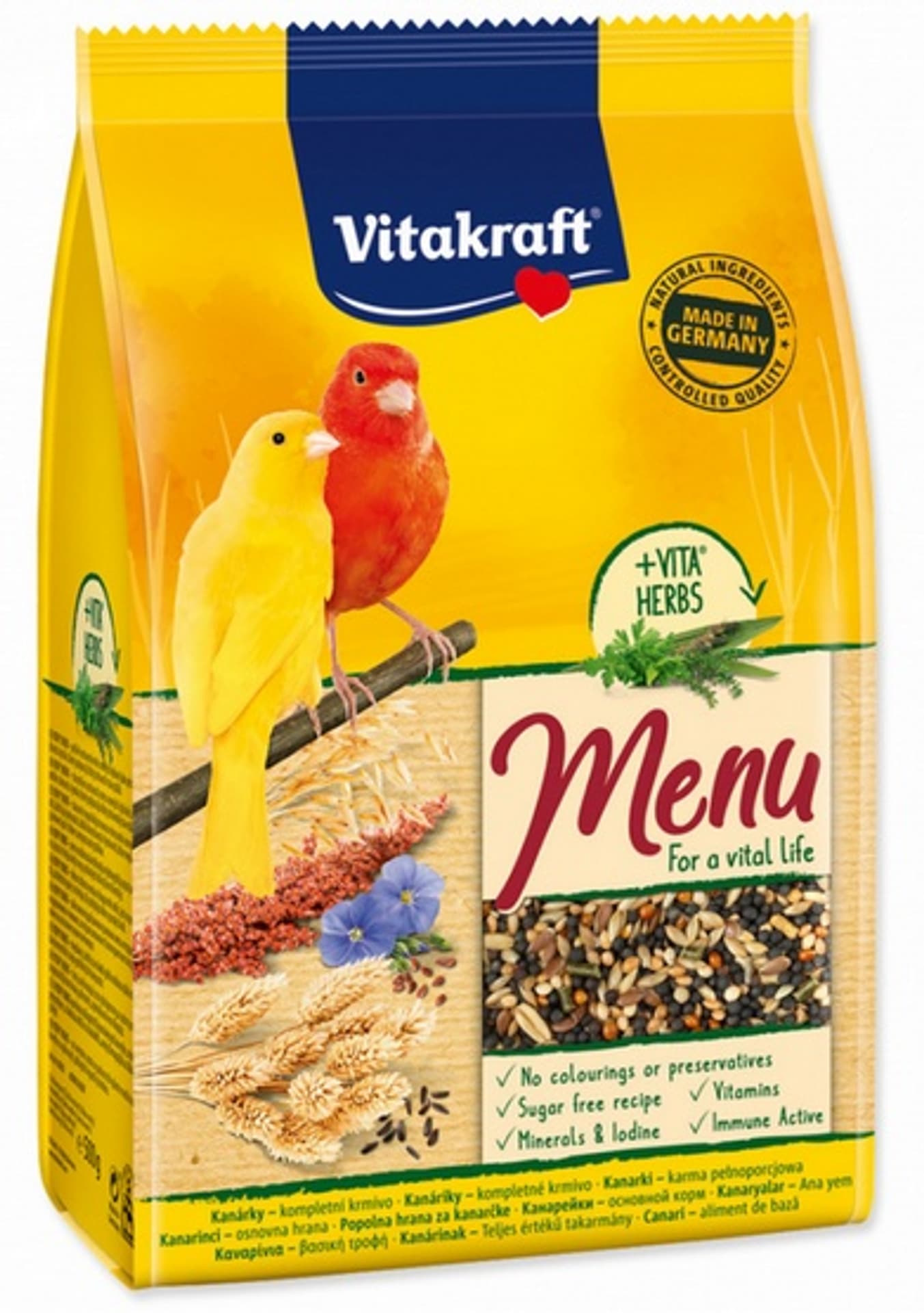 

VITAKRAFT MENU VITAL 500g karma d/kanarka miodowa
