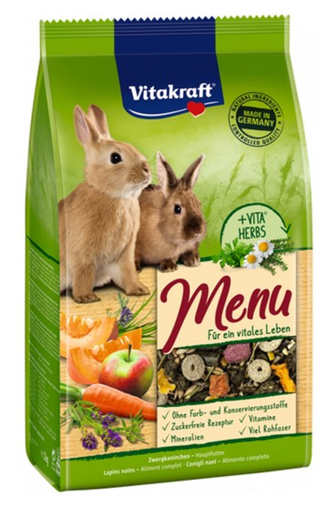

VITAKRAFT MENU VITAL 1kg karma d/królika