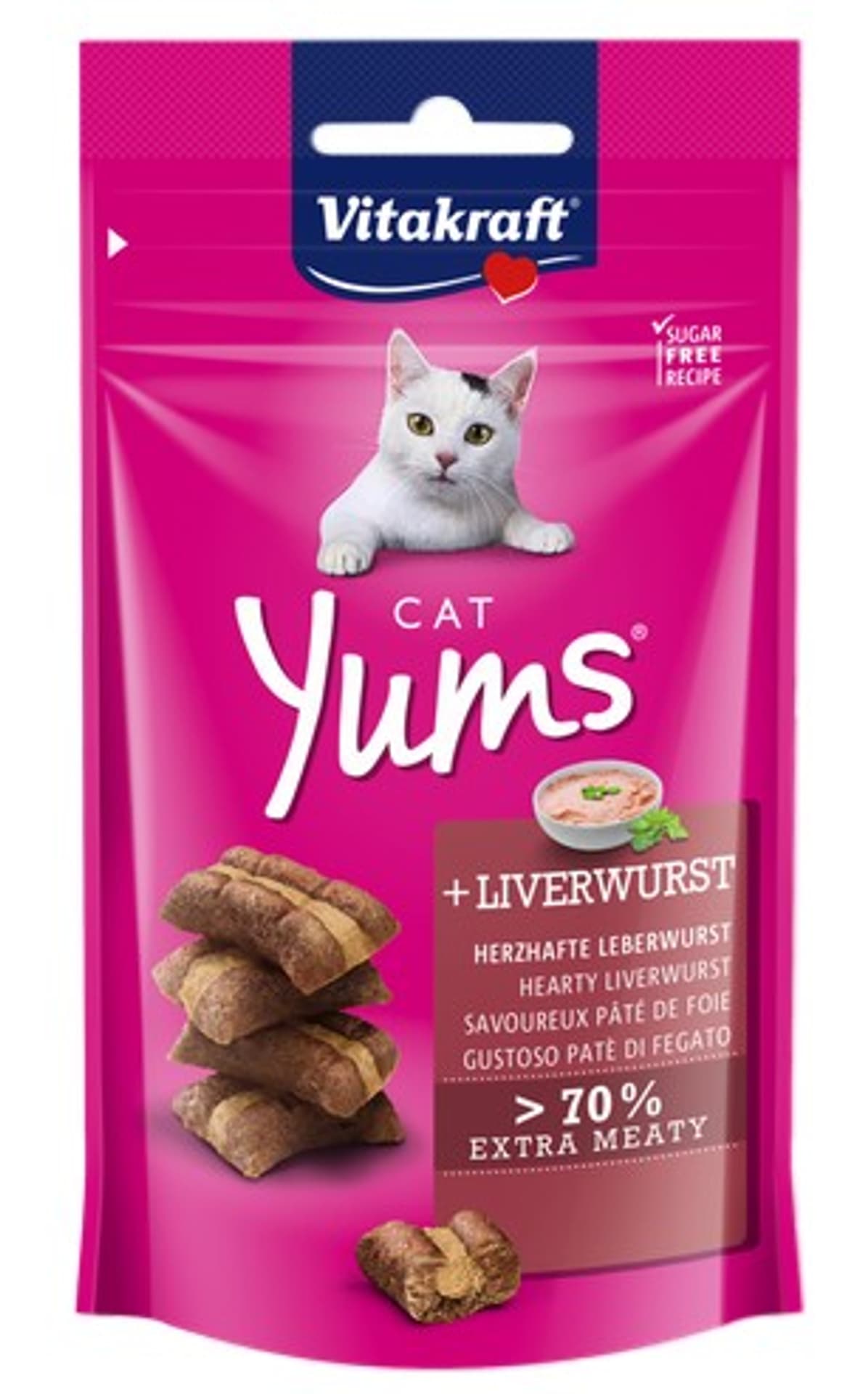 

VITAKRAFT CAT YUMS WĄTRÓBKA 40g przysmak d/kota