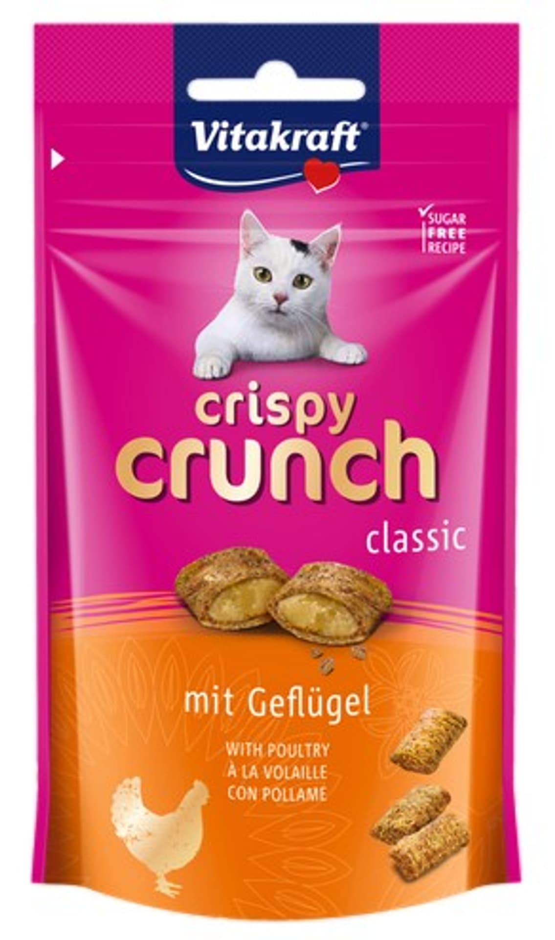 

VITAKRAFT CRISPY CRUNCH drób 60g przysmak d/kota