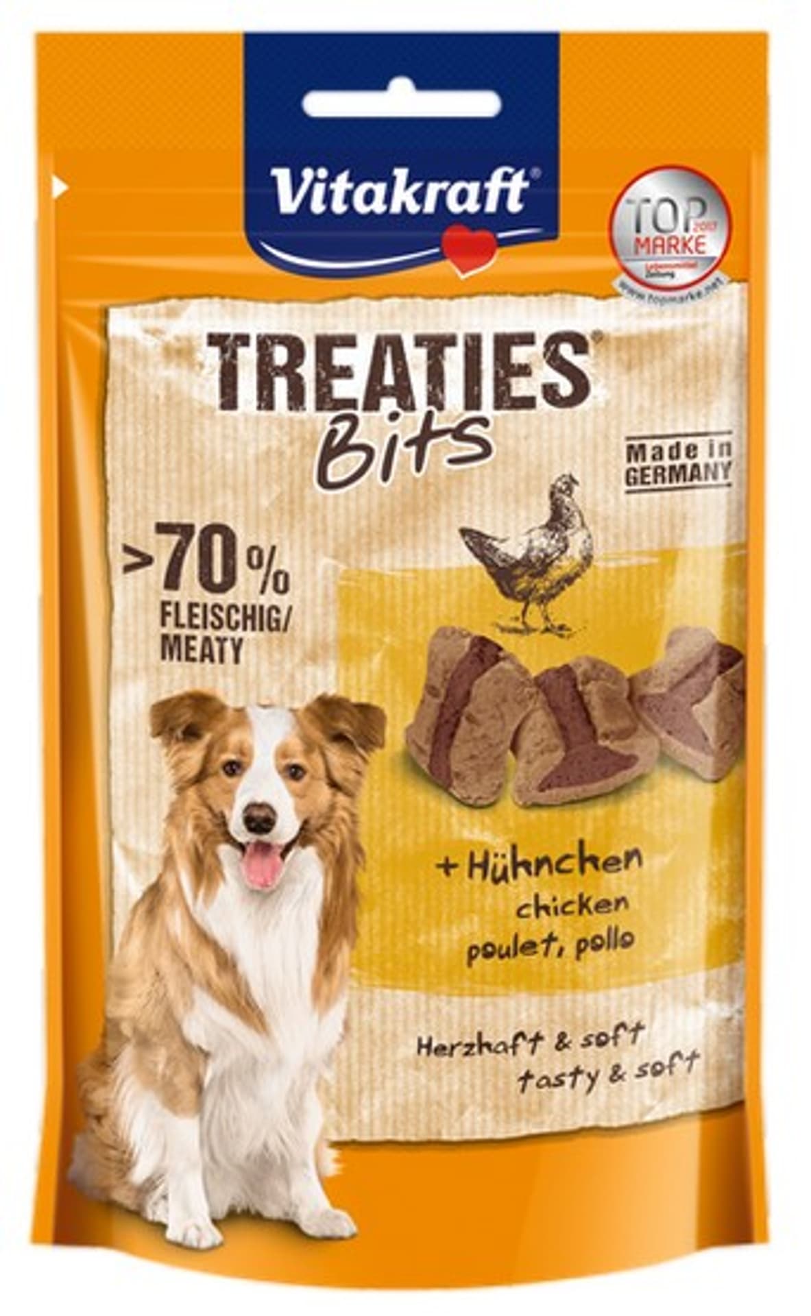 

VITAKRAFT TREATIES BITS kurczak 120g przys d/psa