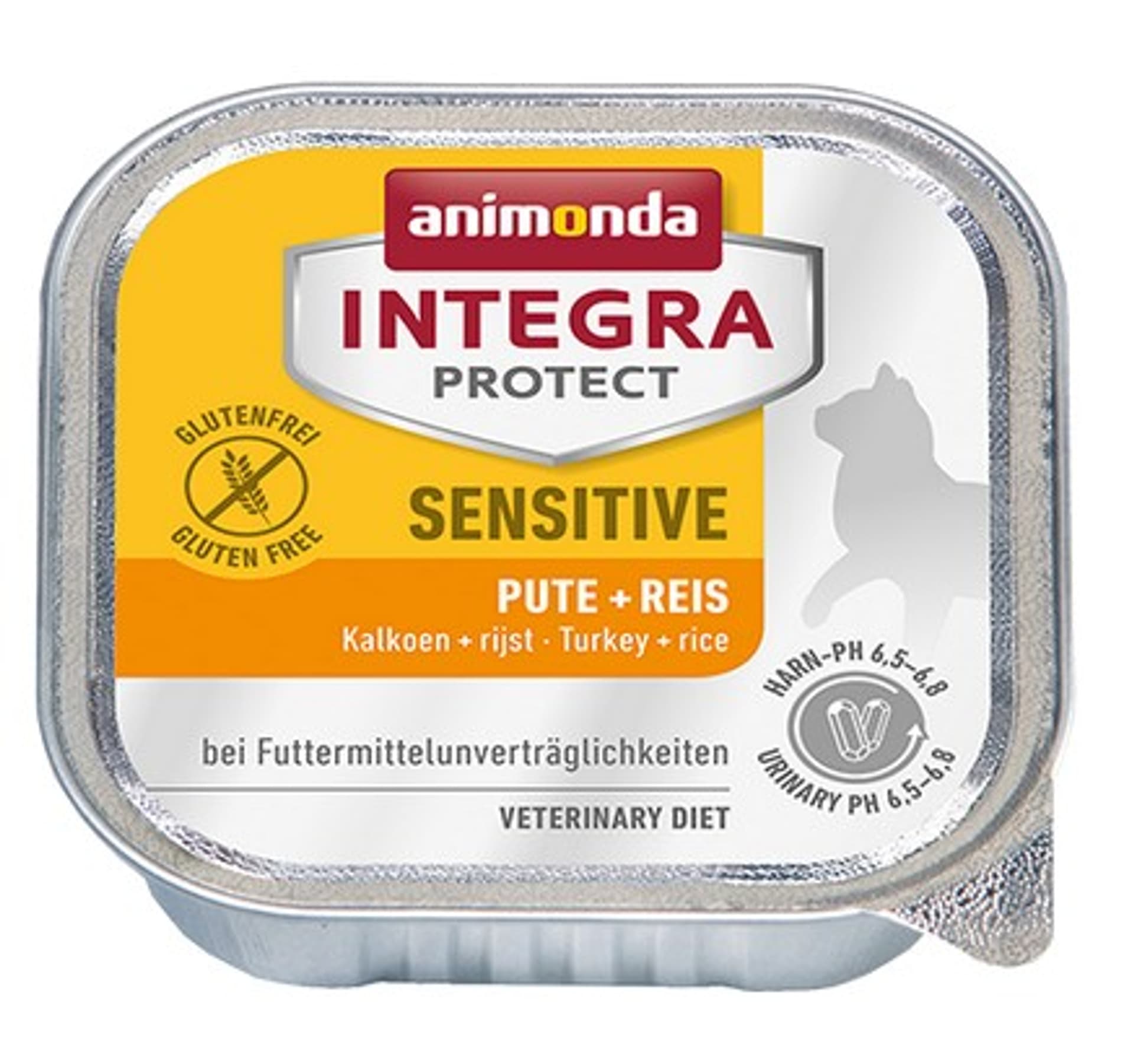 

ANIMONDA Integra Protect Sensitive dla kota smak: indyk z ryżem - tacka 100g
