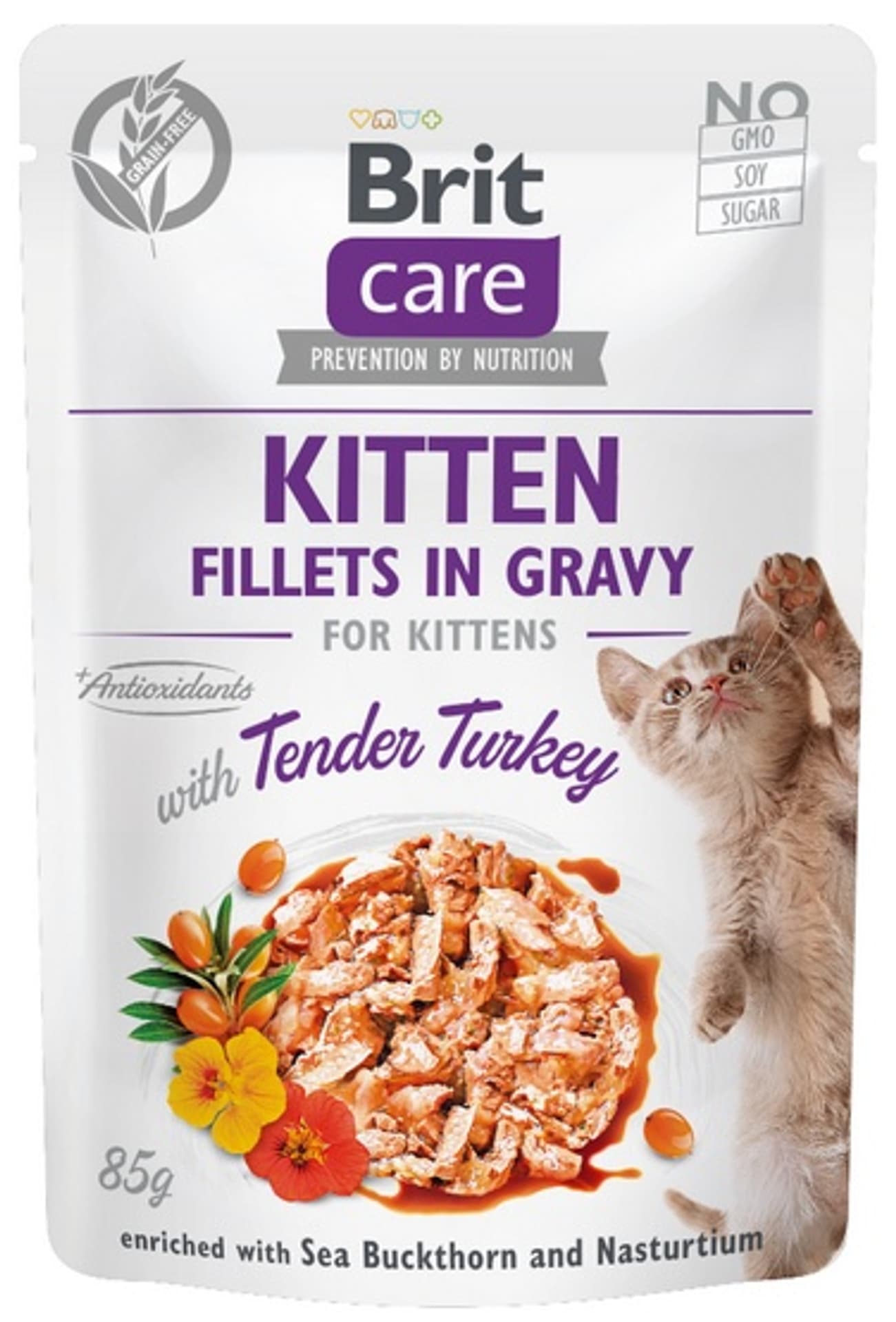 

Brit Care Cat Fillets In Gravy Kitten Tender Turkey 85g