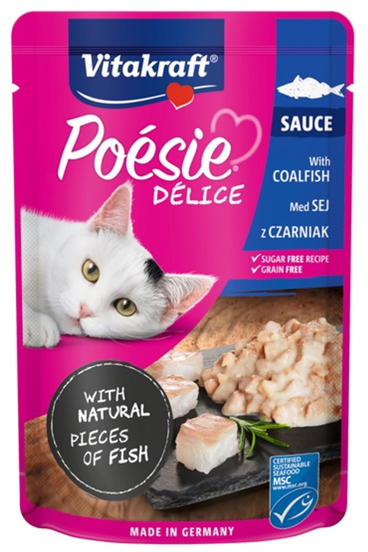 

VITAKRAFT POESIE DELI SAUCE czarniak 85g d/kota